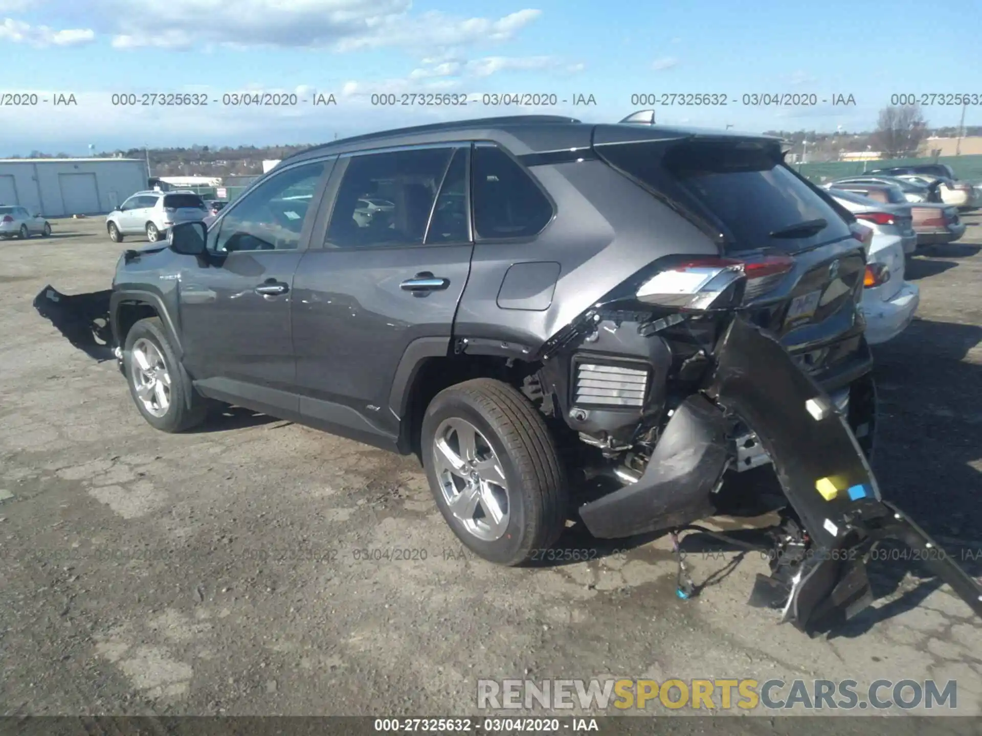 3 Photograph of a damaged car 2T3DWRFV1LW075247 TOYOTA RAV4 2020