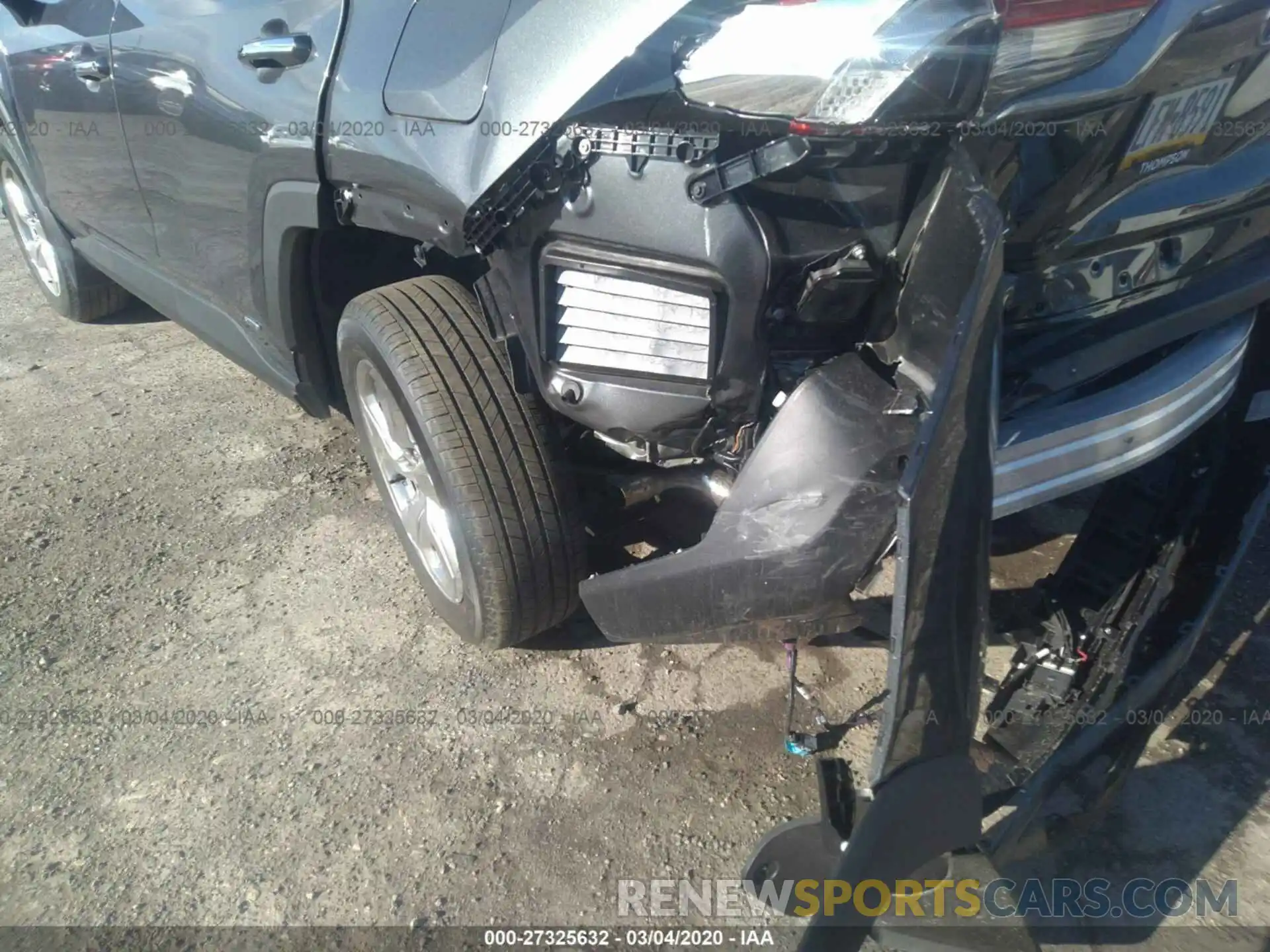 6 Photograph of a damaged car 2T3DWRFV1LW075247 TOYOTA RAV4 2020