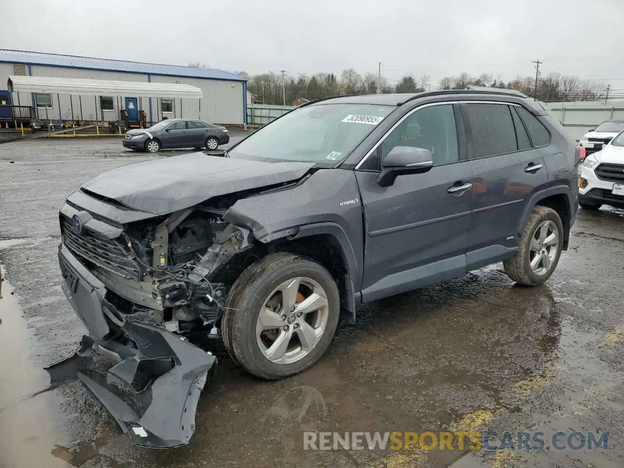 1 Photograph of a damaged car 2T3DWRFV1LW075877 TOYOTA RAV4 2020