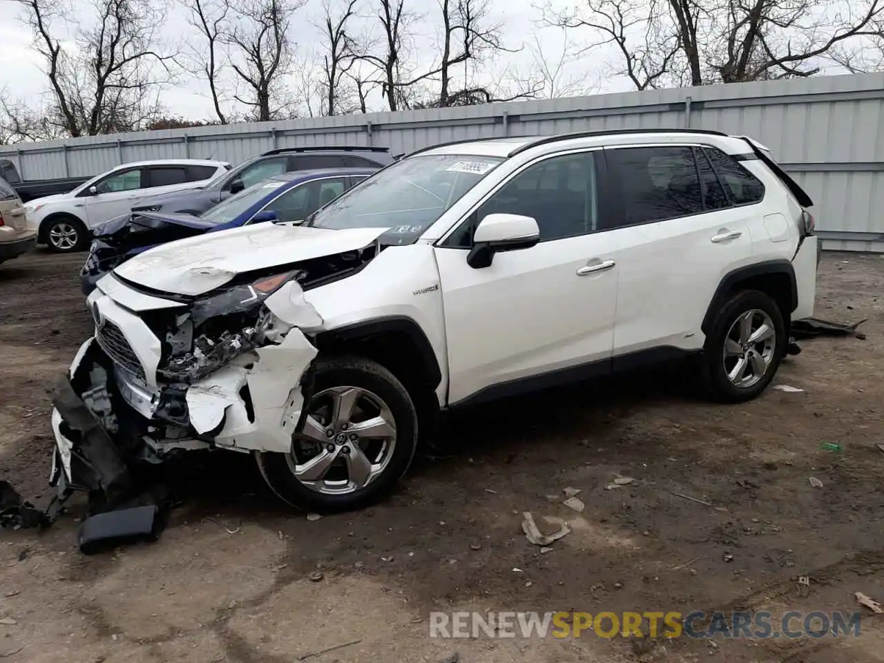 1 Photograph of a damaged car 2T3DWRFV2LW057260 TOYOTA RAV4 2020