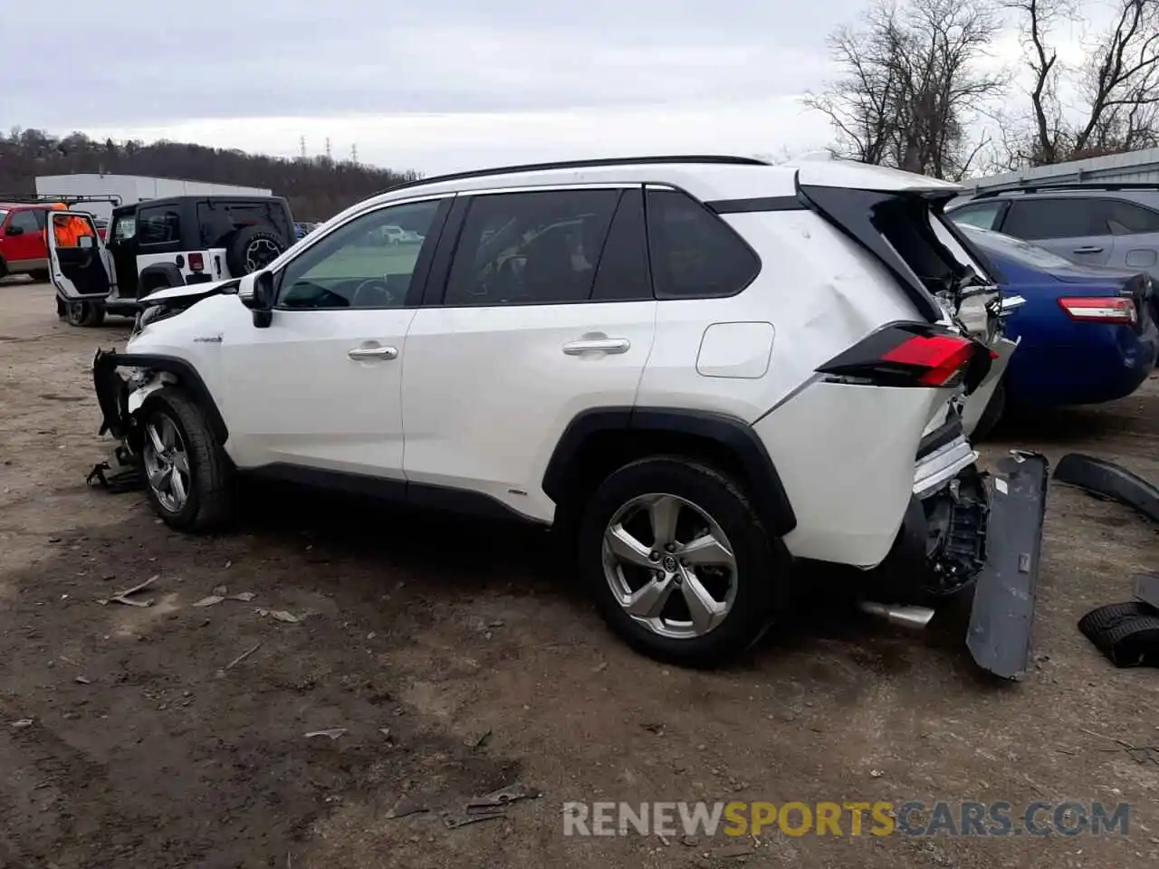 2 Photograph of a damaged car 2T3DWRFV2LW057260 TOYOTA RAV4 2020