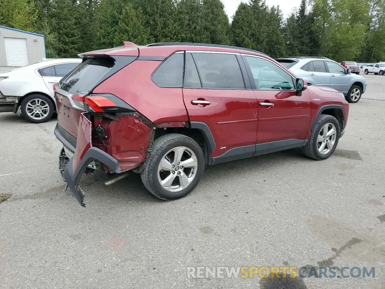 3 Photograph of a damaged car 2T3DWRFV5LW083528 TOYOTA RAV4 2020