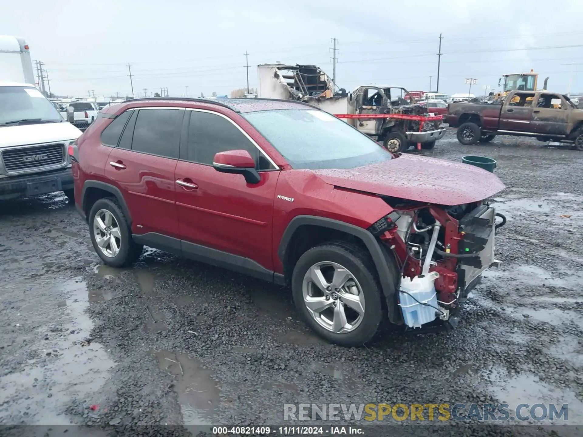 1 Photograph of a damaged car 2T3DWRFV5LW085280 TOYOTA RAV4 2020