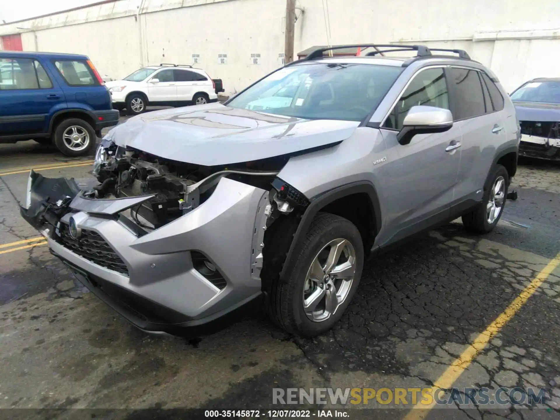 2 Photograph of a damaged car 2T3DWRFV5LW085327 TOYOTA RAV4 2020