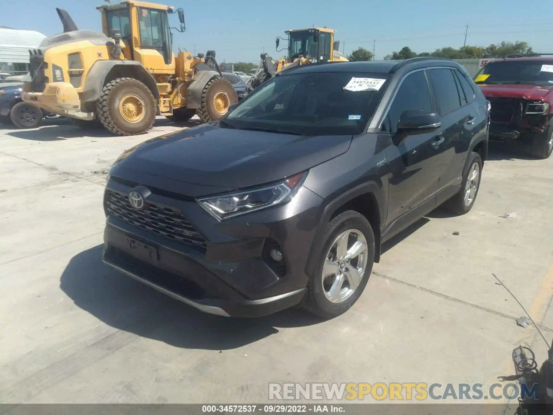 2 Photograph of a damaged car 2T3DWRFV5LW095002 TOYOTA RAV4 2020