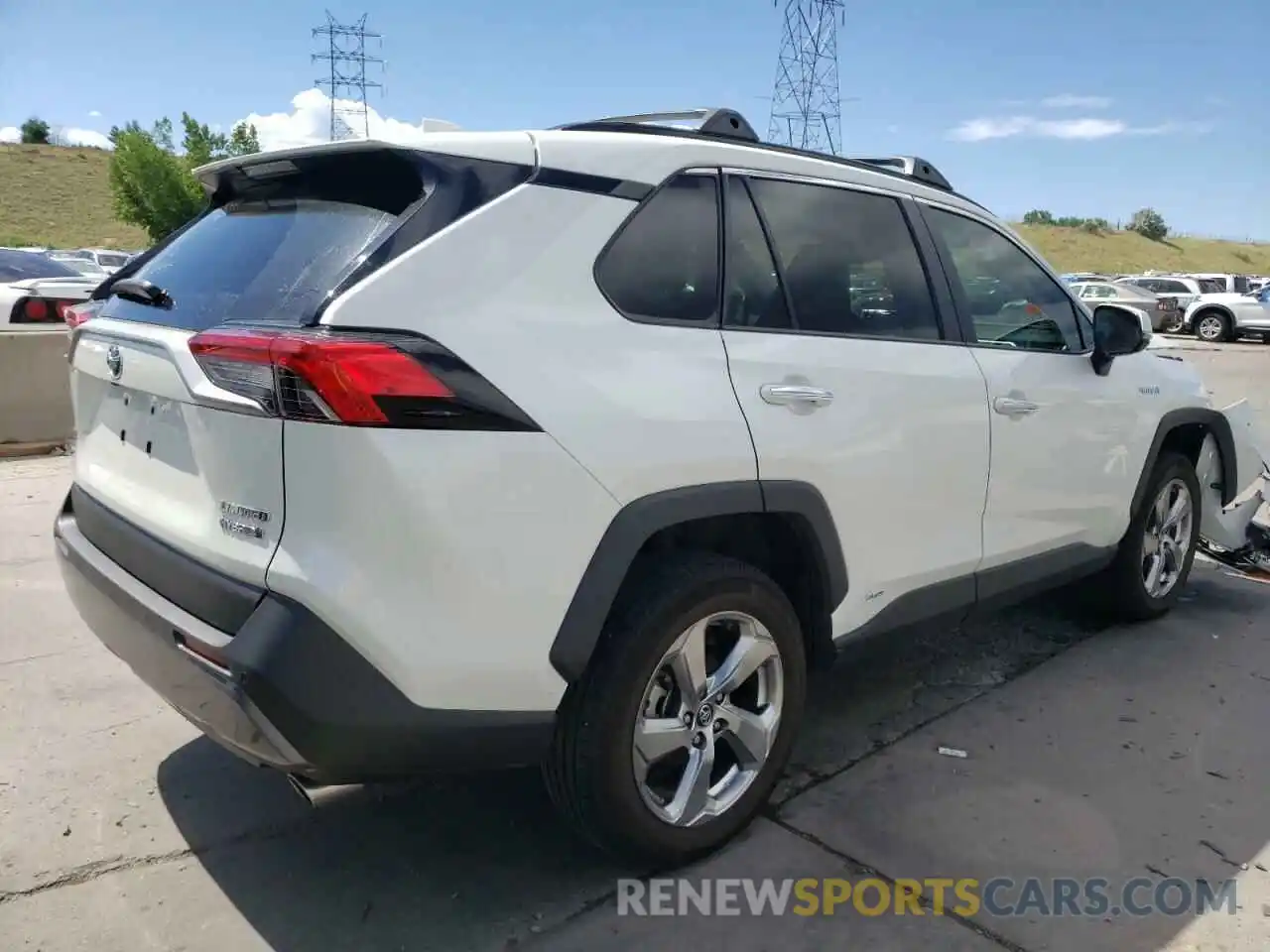 4 Photograph of a damaged car 2T3DWRFV7LW061384 TOYOTA RAV4 2020