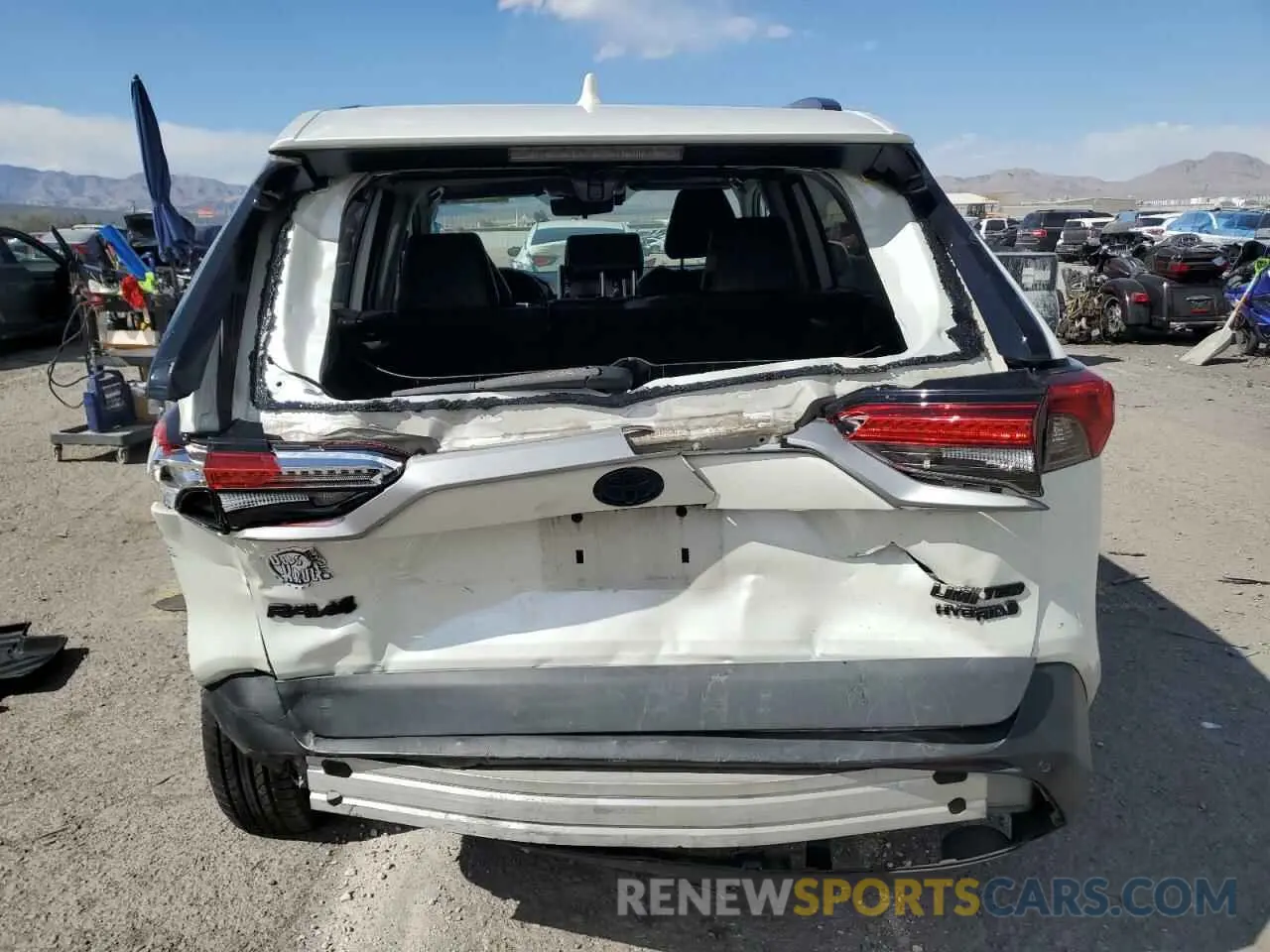 6 Photograph of a damaged car 2T3DWRFV8LW047445 TOYOTA RAV4 2020