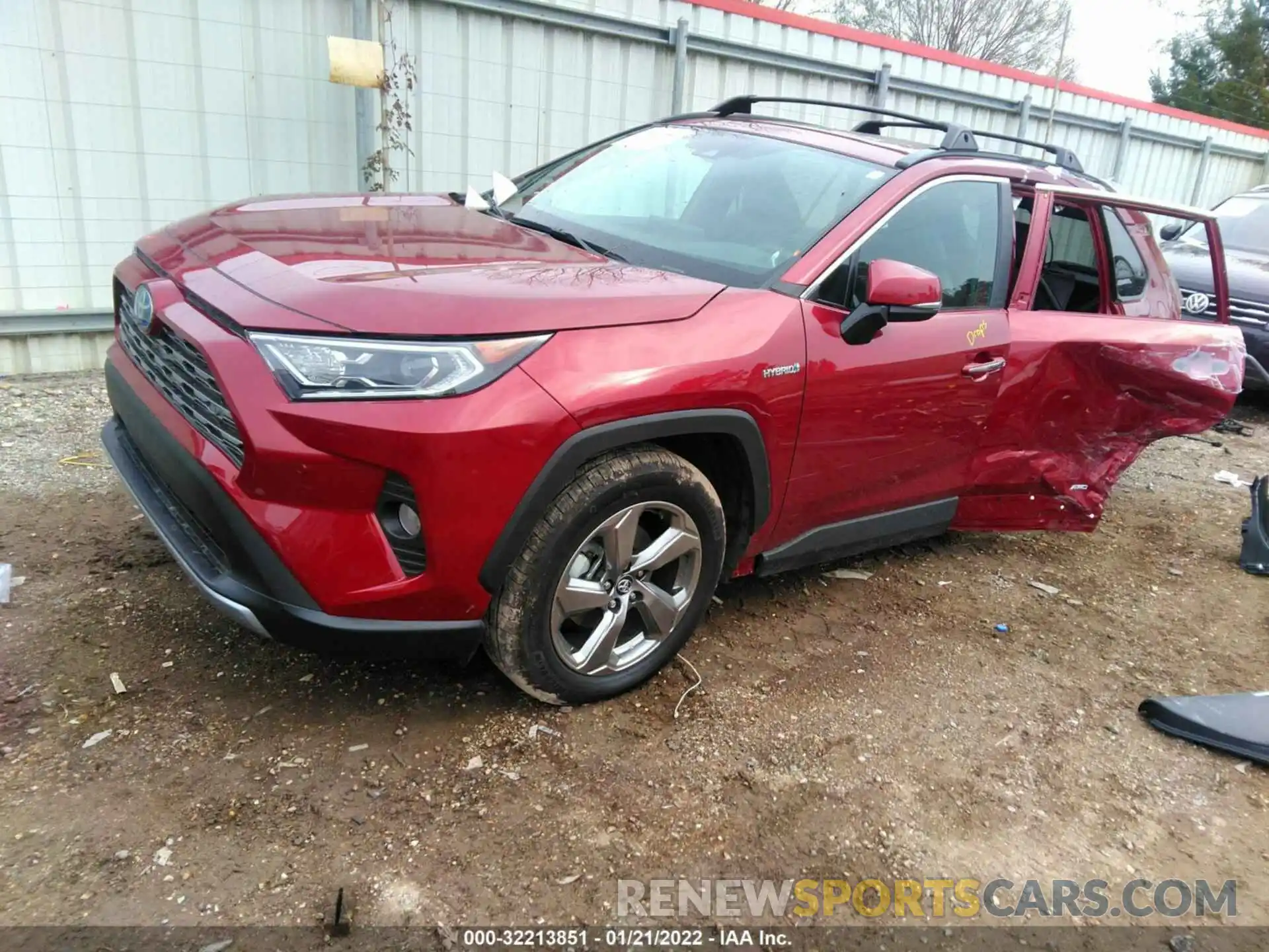 2 Photograph of a damaged car 2T3DWRFVXLW070466 TOYOTA RAV4 2020