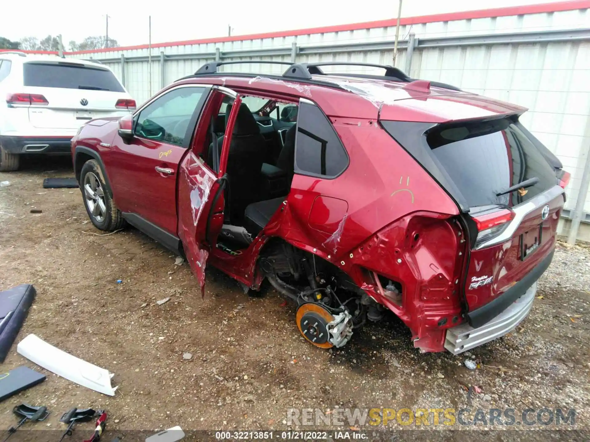 3 Photograph of a damaged car 2T3DWRFVXLW070466 TOYOTA RAV4 2020