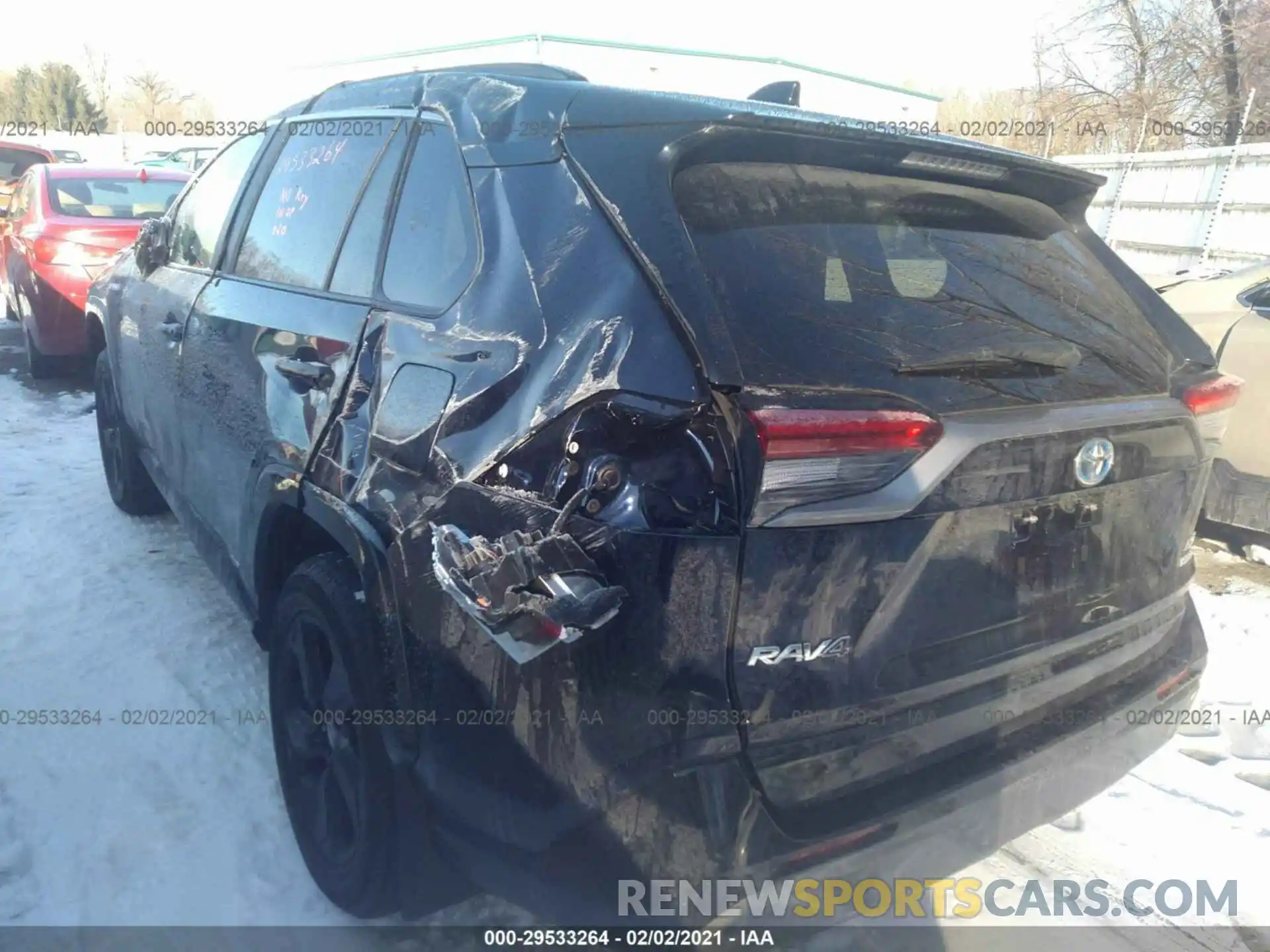 3 Photograph of a damaged car 2T3E6RFV4LW001244 TOYOTA RAV4 2020