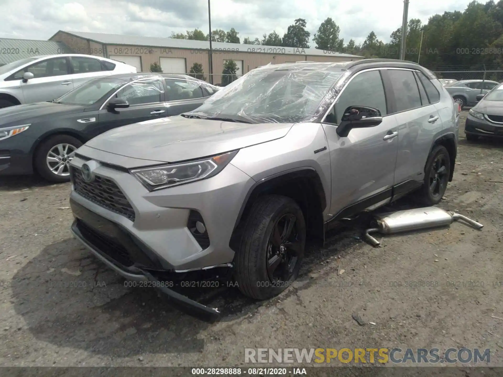 2 Photograph of a damaged car 2T3EWRFV0LW047248 TOYOTA RAV4 2020