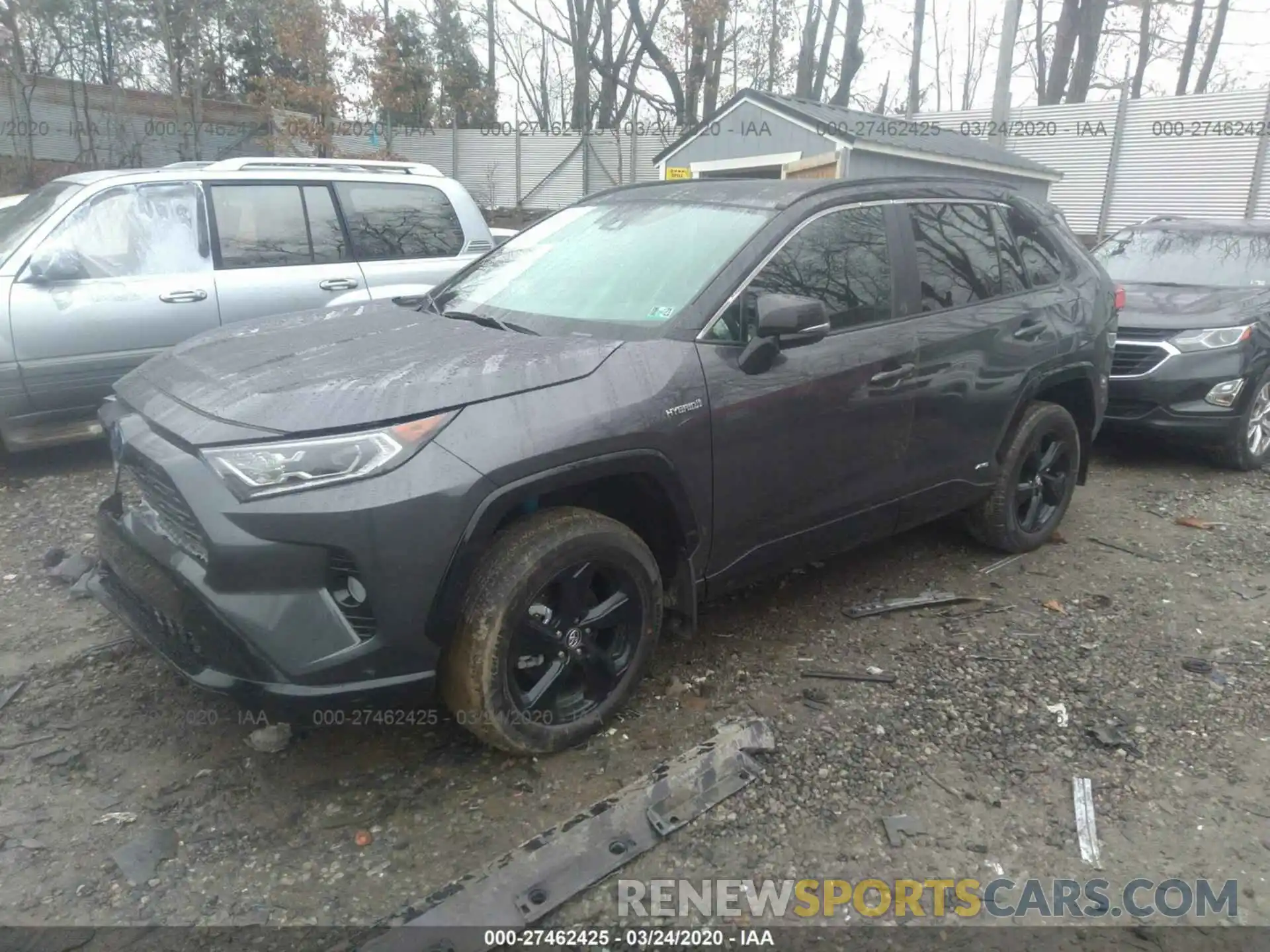 2 Photograph of a damaged car 2T3EWRFV1LW079741 TOYOTA RAV4 2020