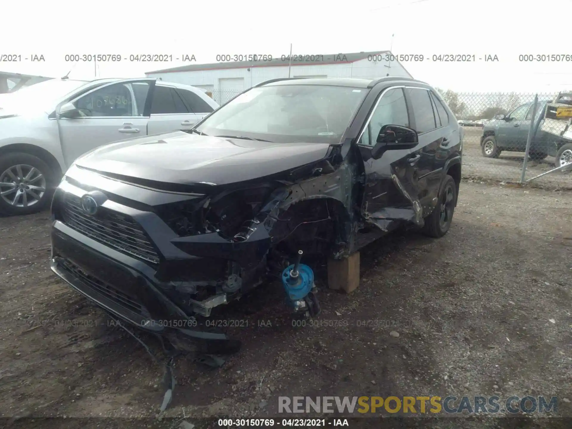 2 Photograph of a damaged car 2T3EWRFV1LW087774 TOYOTA RAV4 2020