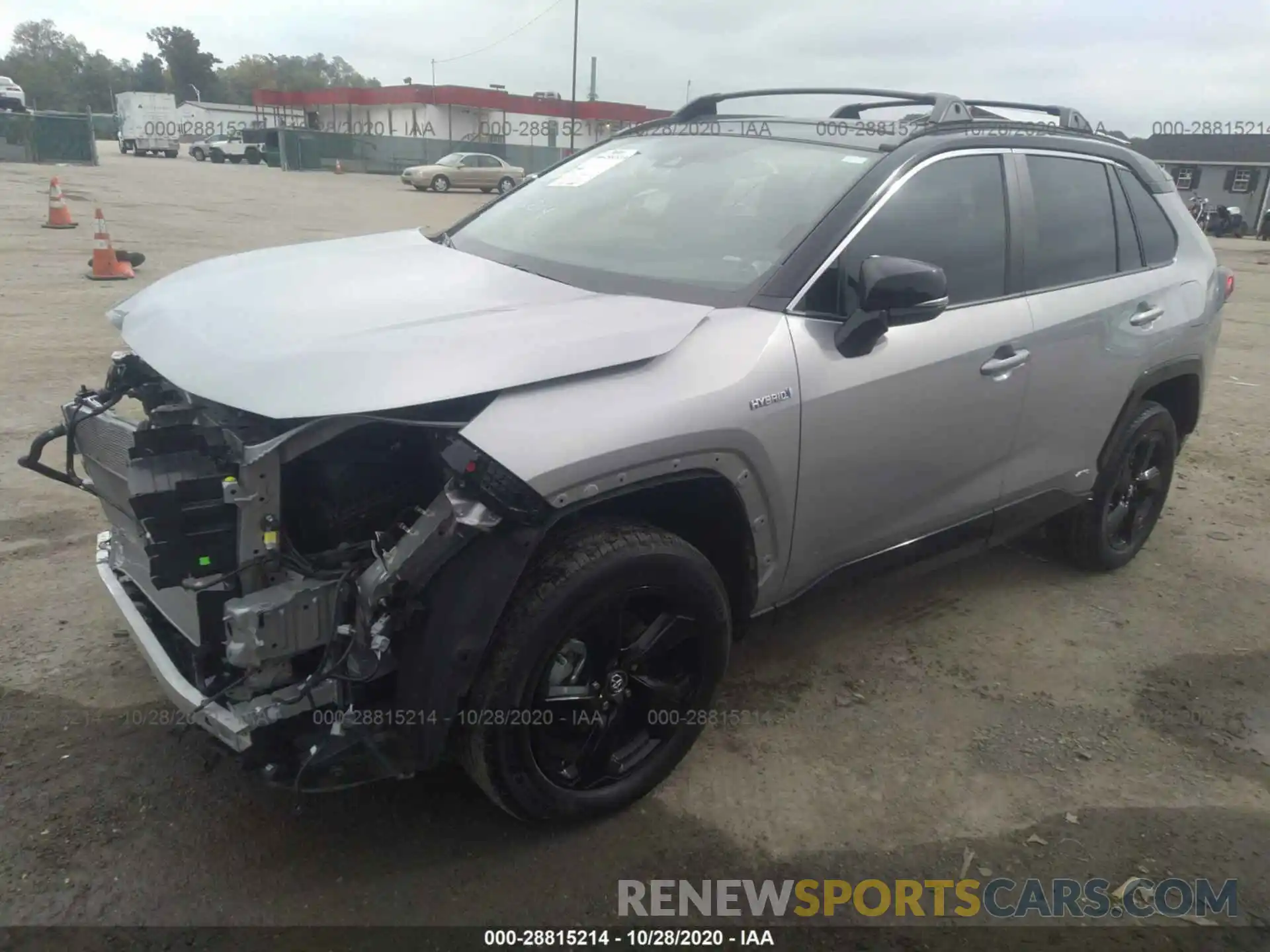 2 Photograph of a damaged car 2T3EWRFV2LW070949 TOYOTA RAV4 2020