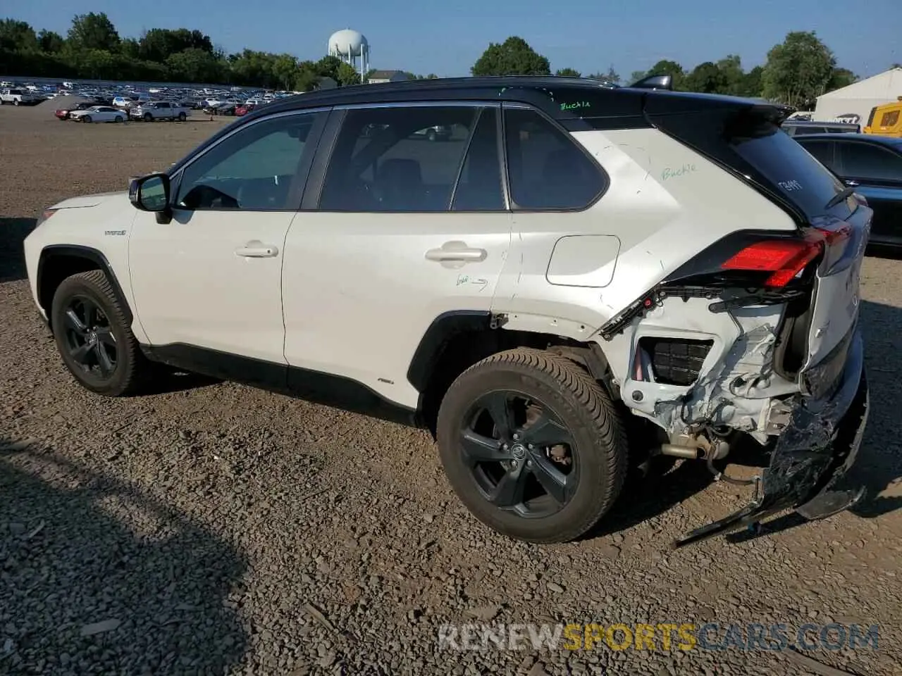 2 Photograph of a damaged car 2T3EWRFV3LW083953 TOYOTA RAV4 2020