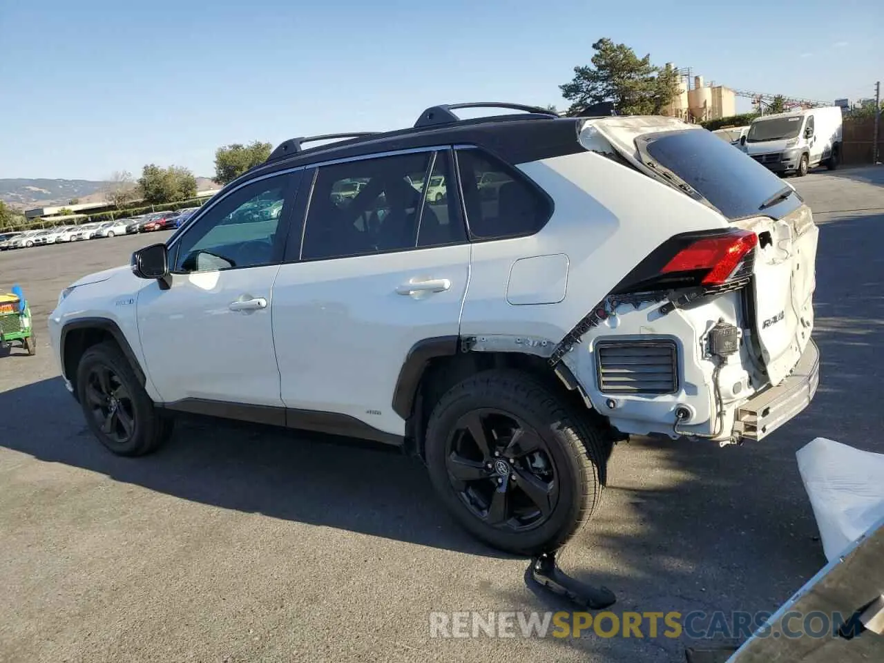 2 Photograph of a damaged car 2T3EWRFV6LW068511 TOYOTA RAV4 2020