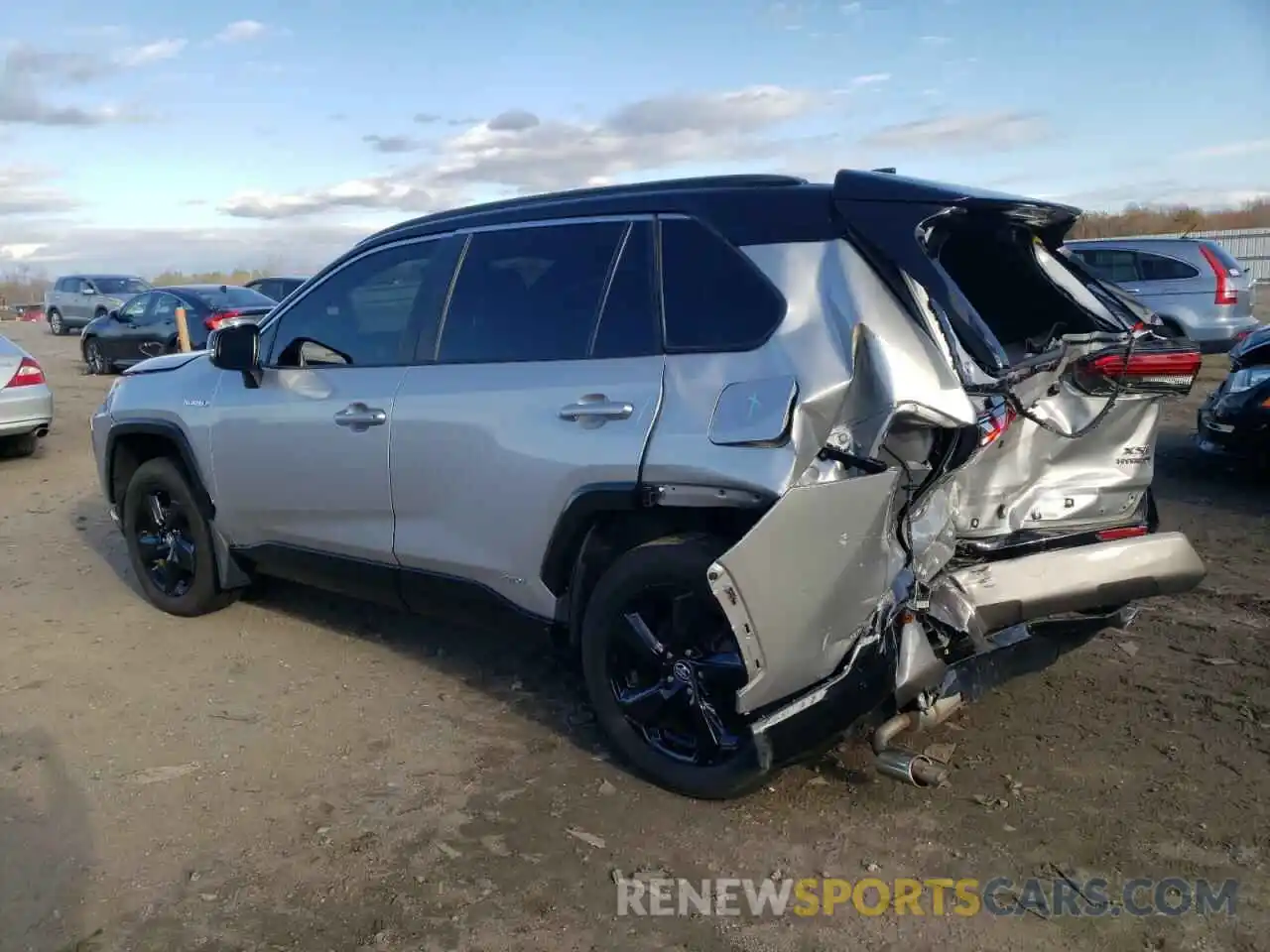 2 Photograph of a damaged car 2T3EWRFV6LW094753 TOYOTA RAV4 2020