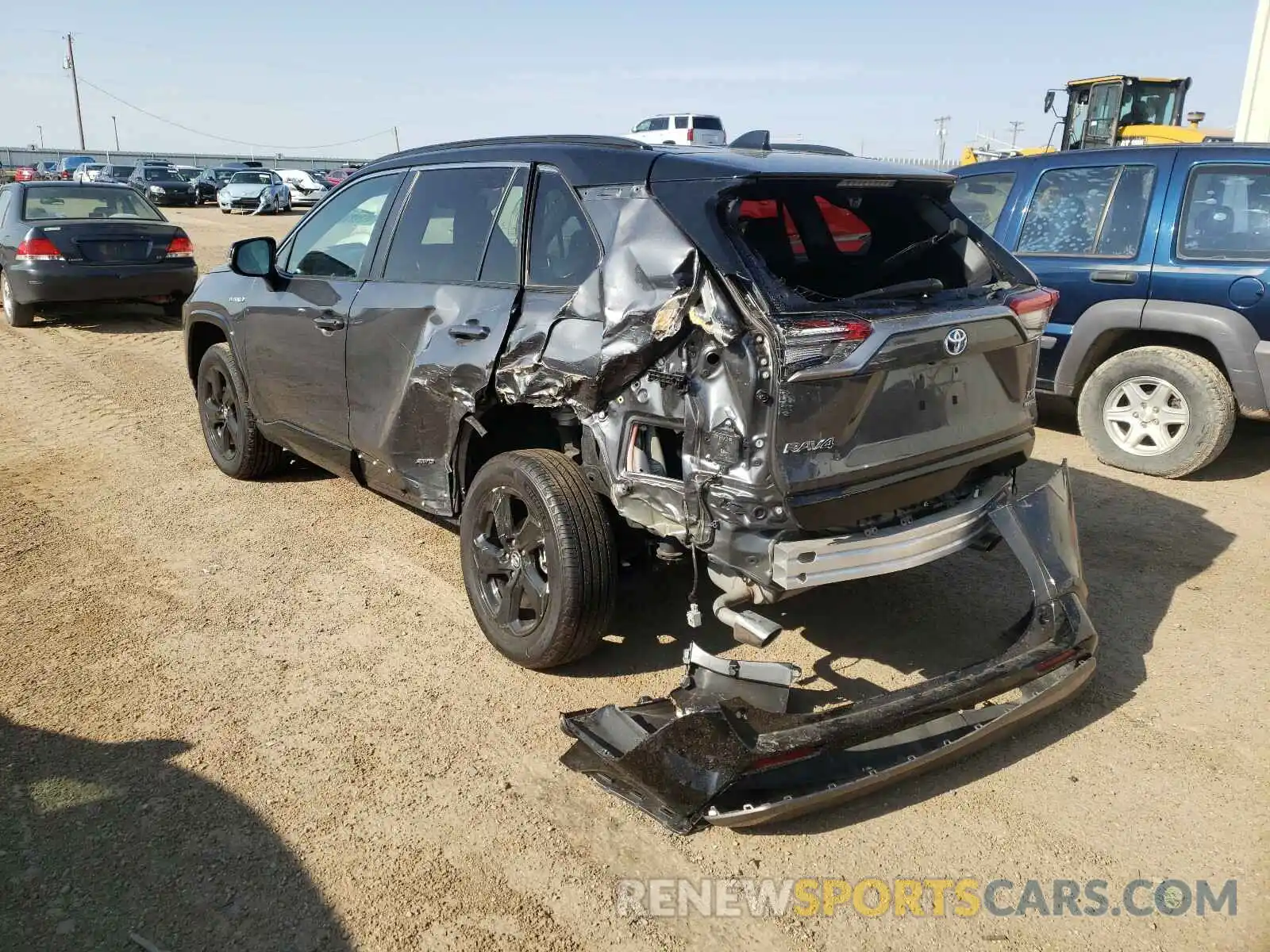 3 Photograph of a damaged car 2T3EWRFV8LW058255 TOYOTA RAV4 2020