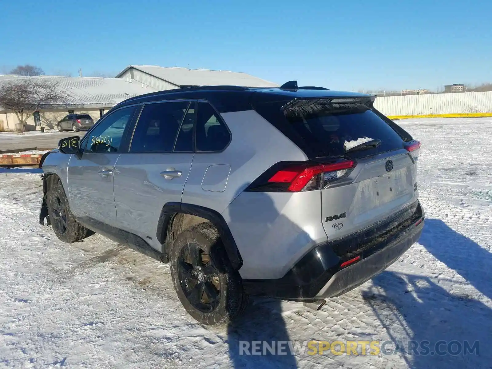 3 Photograph of a damaged car 2T3EWRFV8LW064587 TOYOTA RAV4 2020