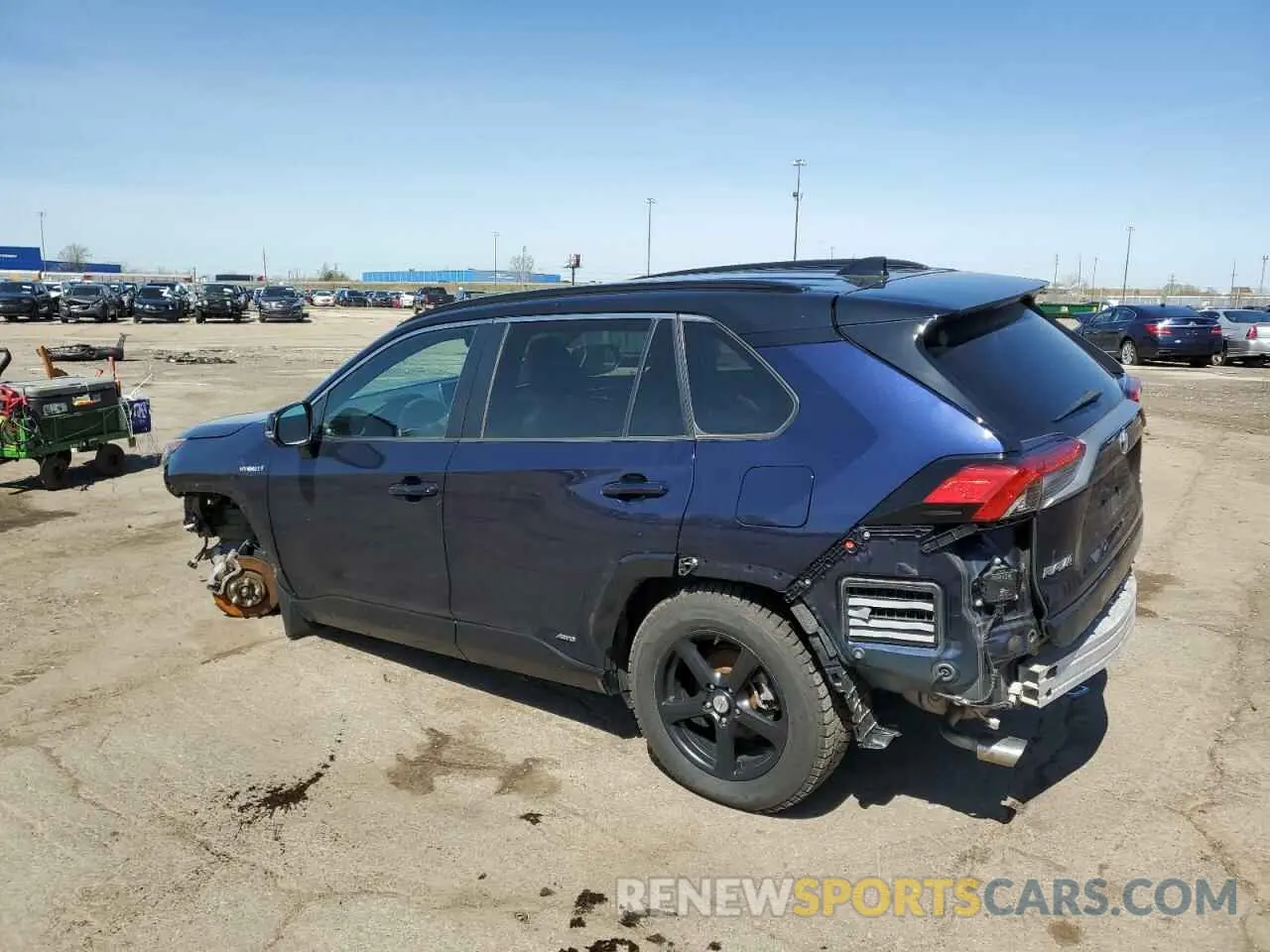 2 Photograph of a damaged car 2T3EWRFV8LW081440 TOYOTA RAV4 2020