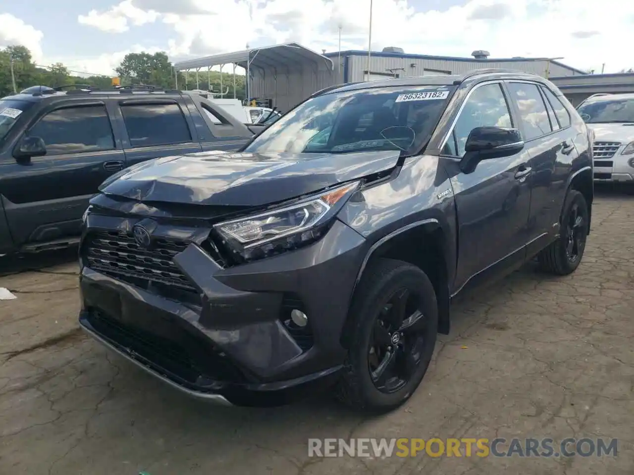 2 Photograph of a damaged car 2T3EWRFV9LW086422 TOYOTA RAV4 2020