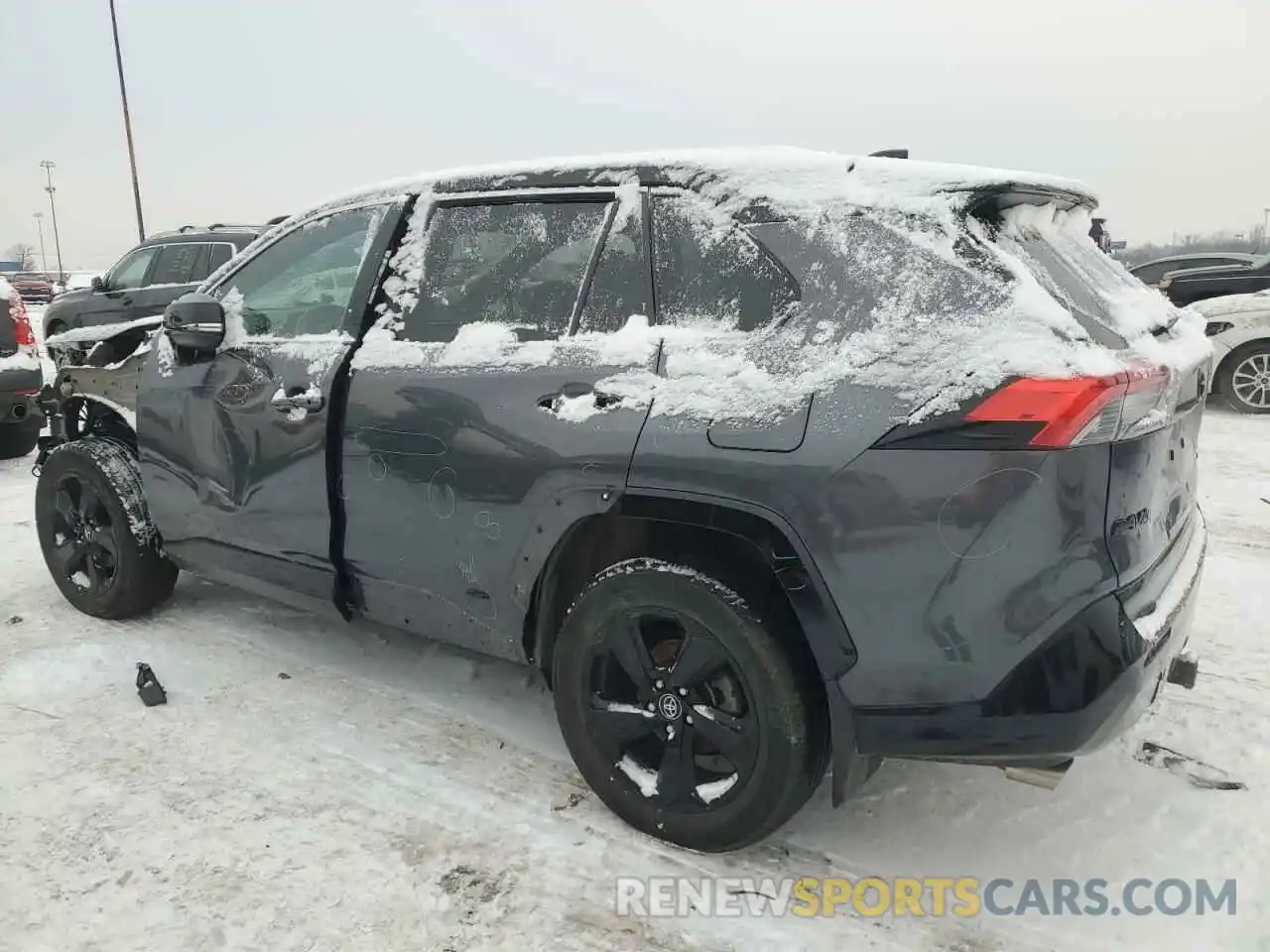 2 Photograph of a damaged car 2T3EWRFV9LW097145 TOYOTA RAV4 2020