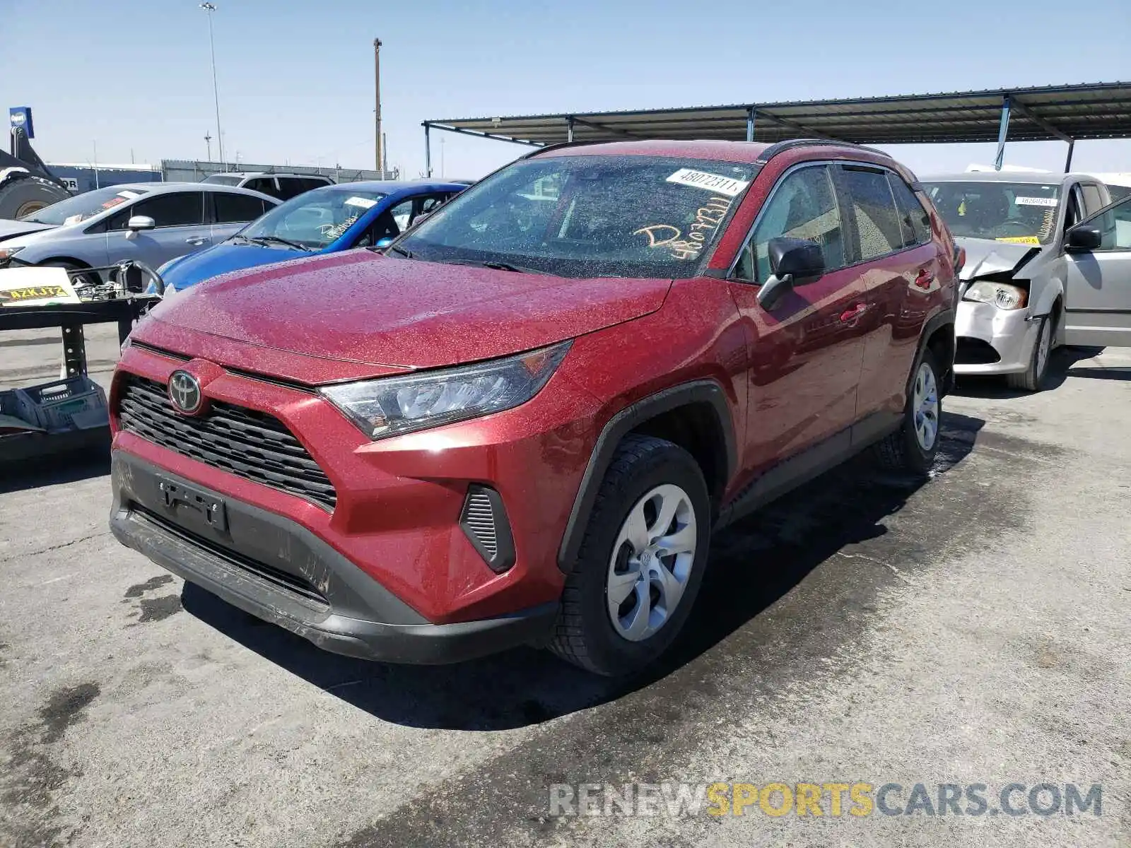 2 Photograph of a damaged car 2T3F1RFV0LC082926 TOYOTA RAV4 2020