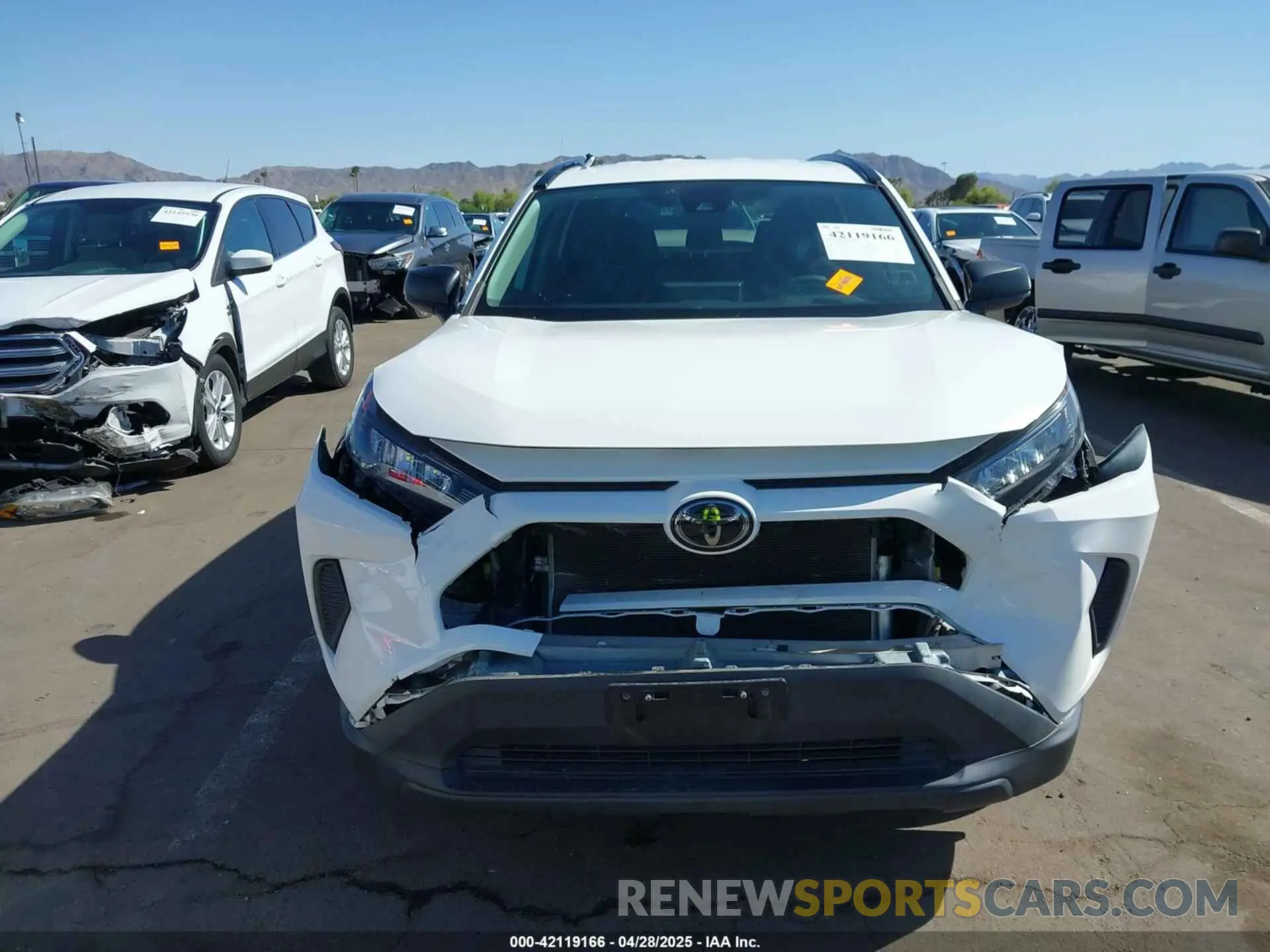 6 Photograph of a damaged car 2T3F1RFV0LC090346 TOYOTA RAV4 2020