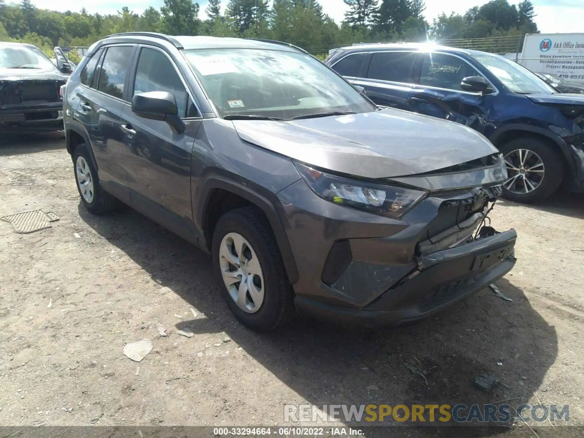 1 Photograph of a damaged car 2T3F1RFV0LC108599 TOYOTA RAV4 2020