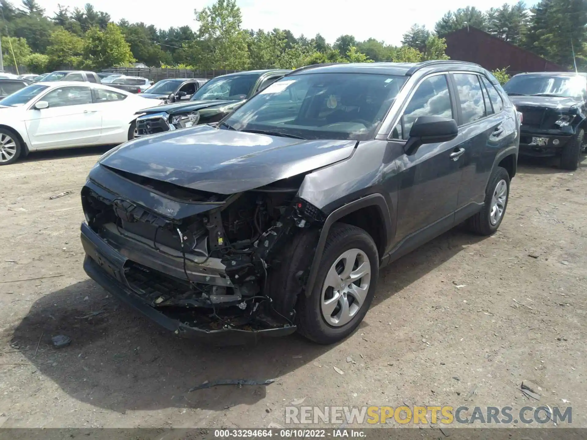 2 Photograph of a damaged car 2T3F1RFV0LC108599 TOYOTA RAV4 2020