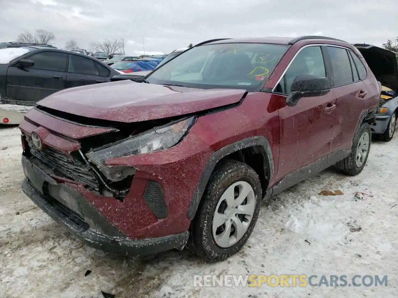 2 Photograph of a damaged car 2T3F1RFV0LC129047 TOYOTA RAV4 2020