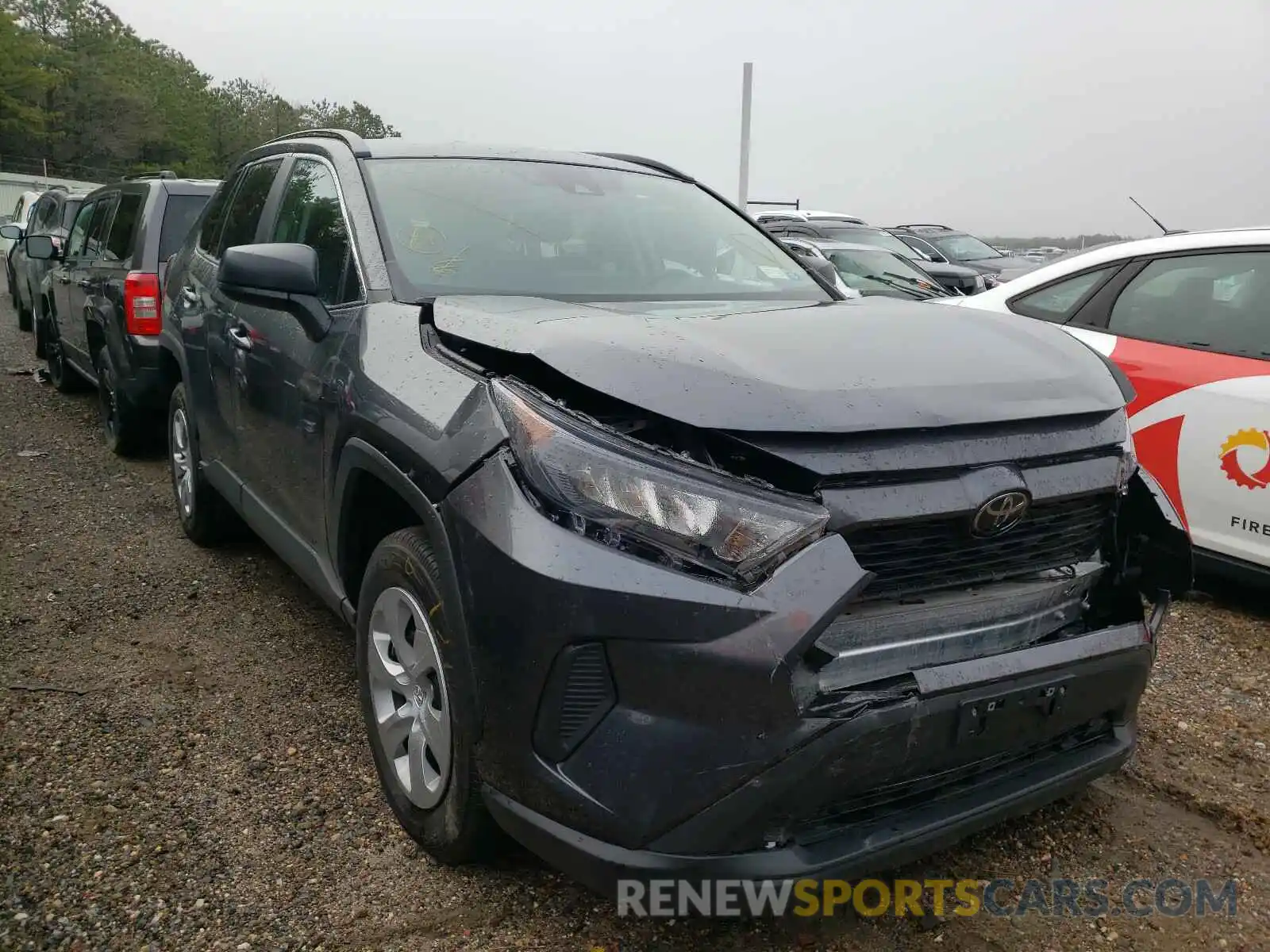 1 Photograph of a damaged car 2T3F1RFV0LC139156 TOYOTA RAV4 2020