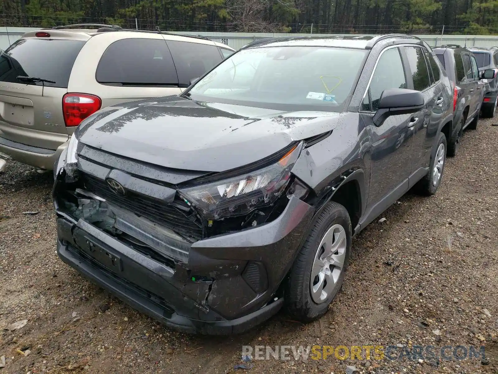 2 Photograph of a damaged car 2T3F1RFV0LC139156 TOYOTA RAV4 2020