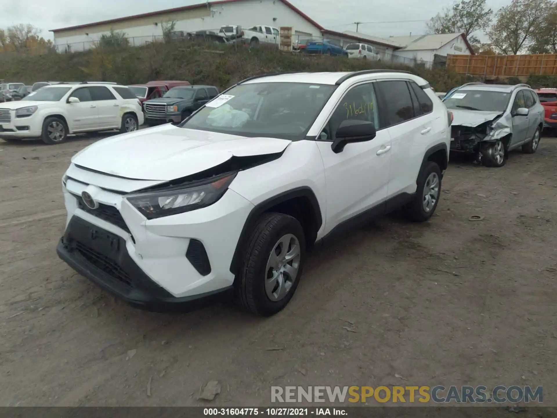 2 Photograph of a damaged car 2T3F1RFV0LW134473 TOYOTA RAV4 2020