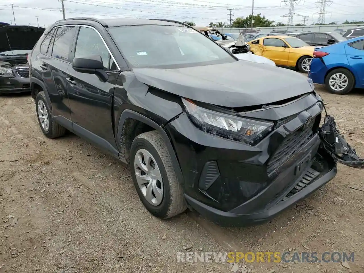 1 Photograph of a damaged car 2T3F1RFV1LC061048 TOYOTA RAV4 2020