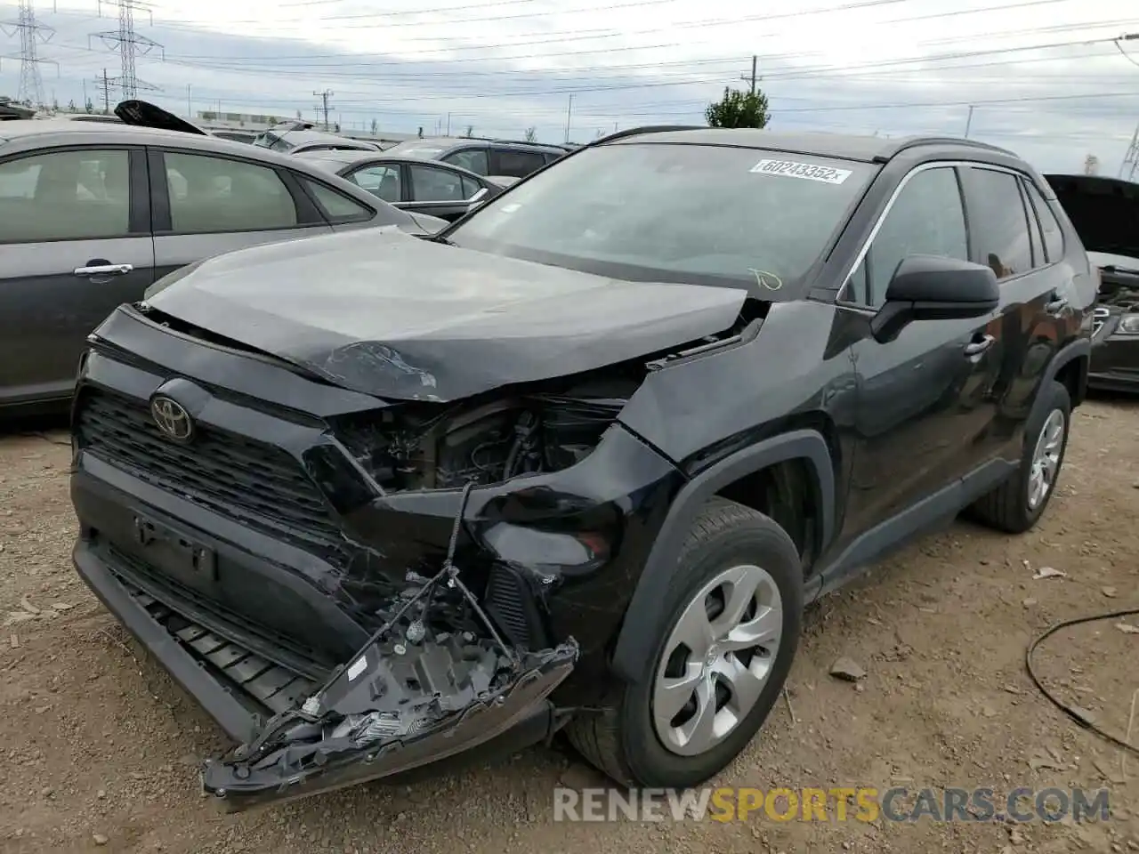 2 Photograph of a damaged car 2T3F1RFV1LC061048 TOYOTA RAV4 2020