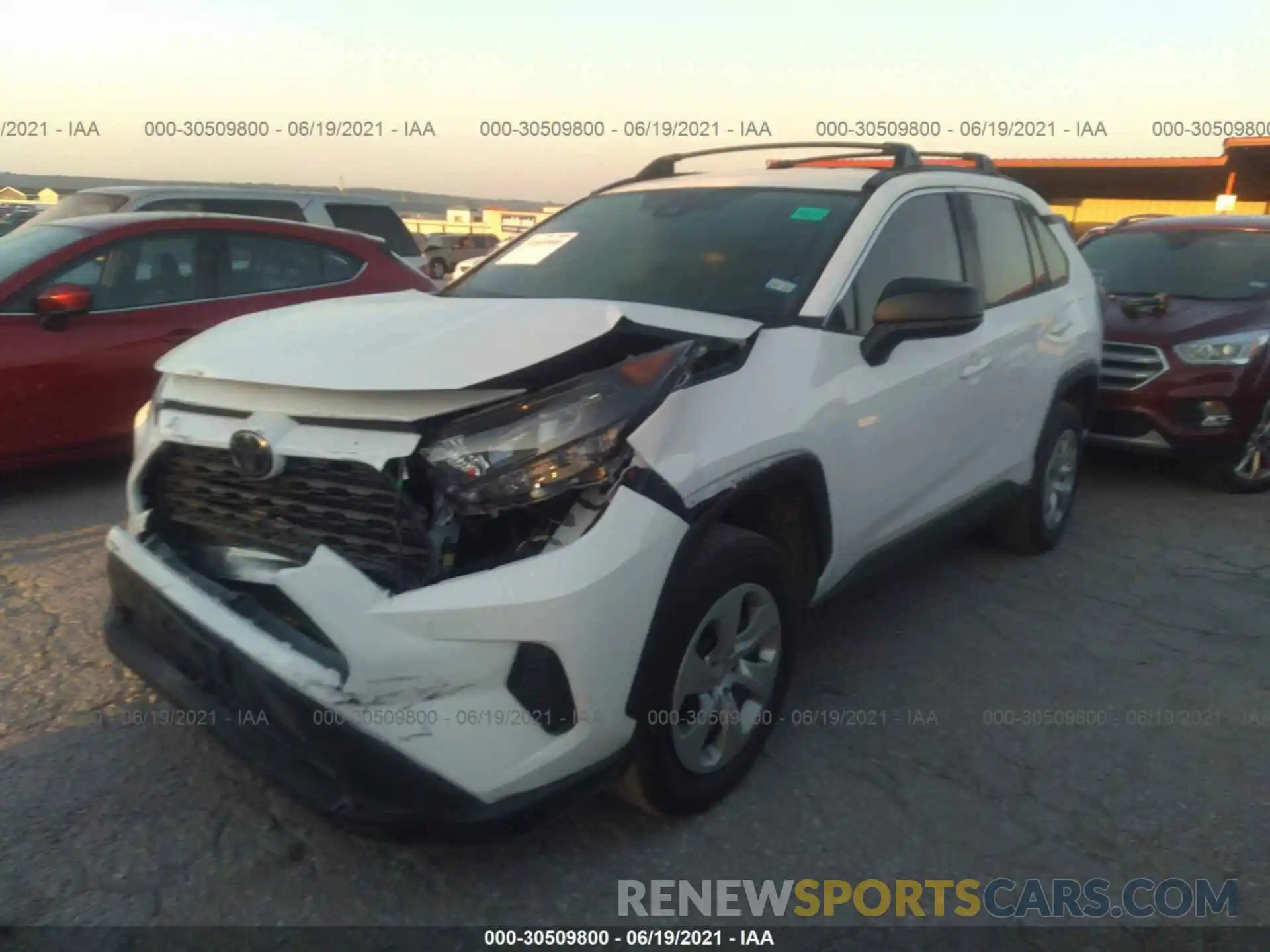 2 Photograph of a damaged car 2T3F1RFV1LC065536 TOYOTA RAV4 2020