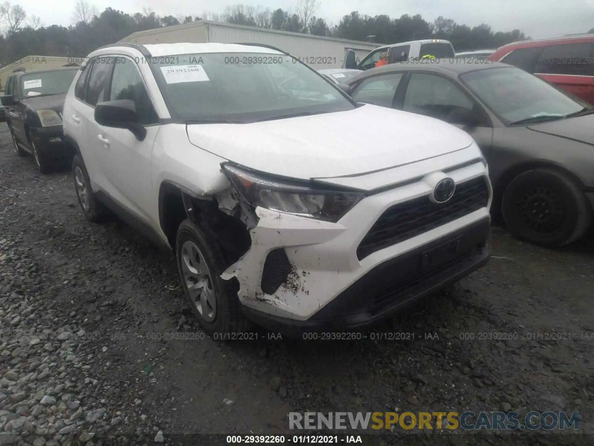 1 Photograph of a damaged car 2T3F1RFV1LC089903 TOYOTA RAV4 2020