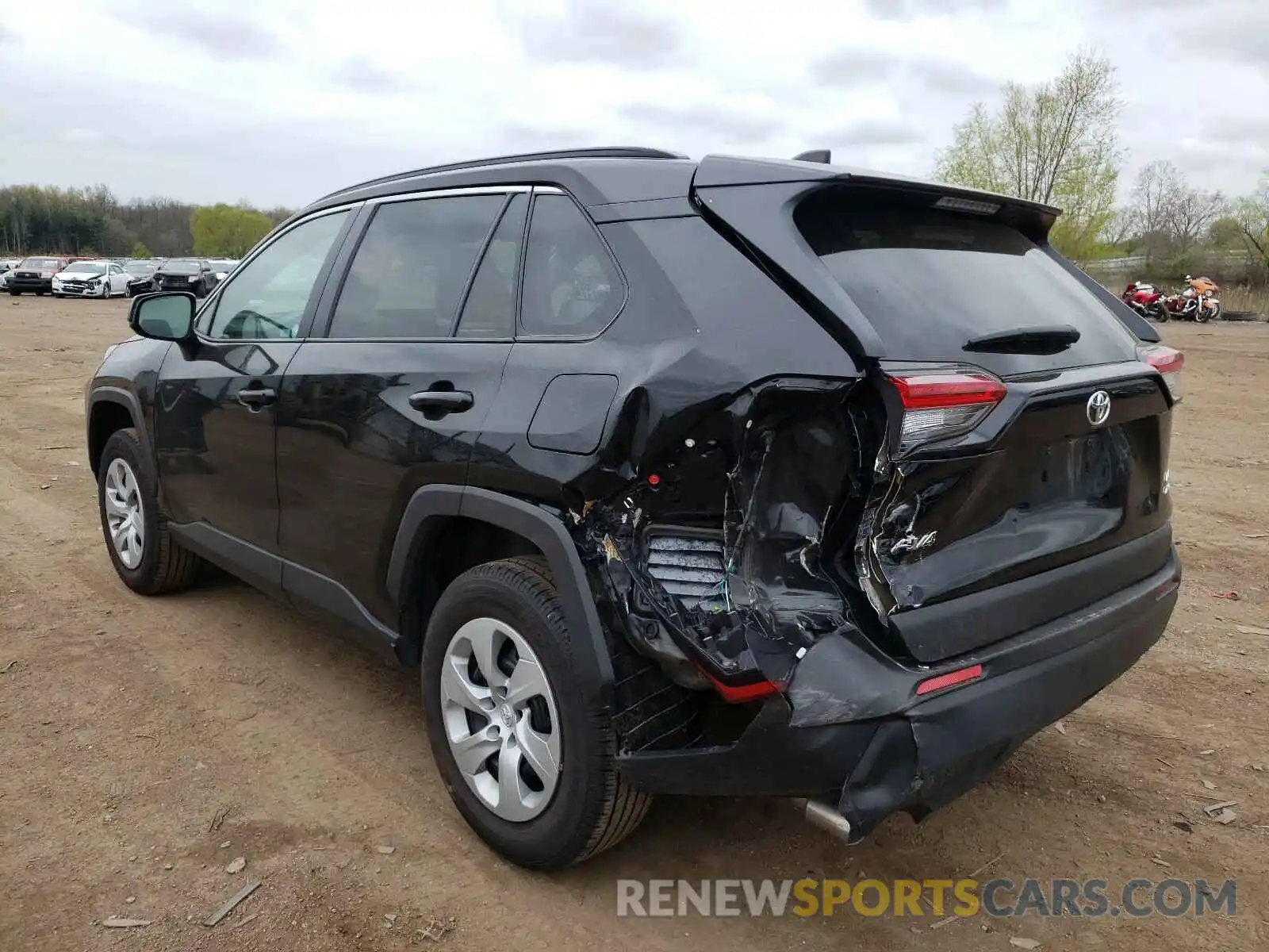 3 Photograph of a damaged car 2T3F1RFV1LC097337 TOYOTA RAV4 2020