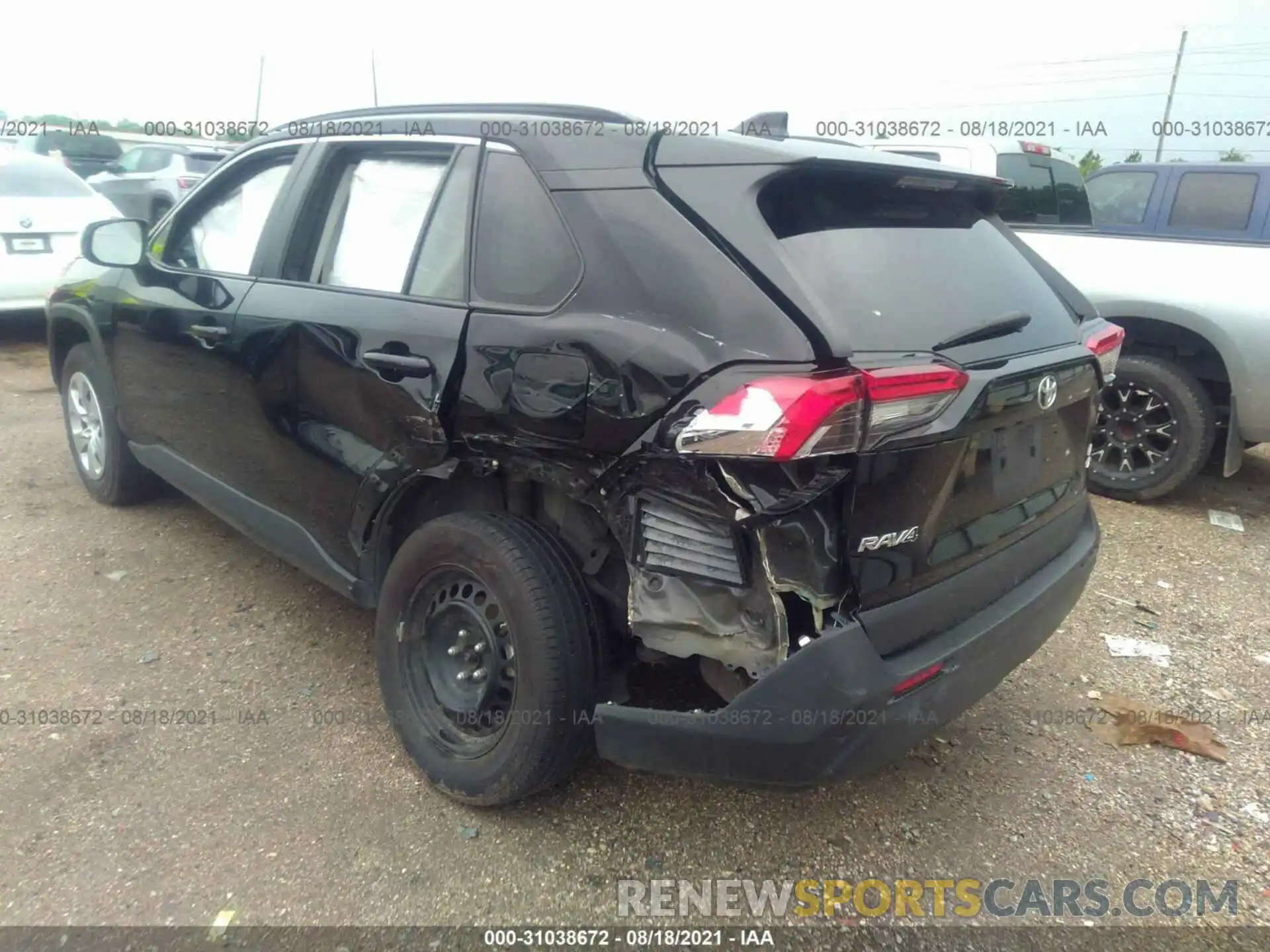 3 Photograph of a damaged car 2T3F1RFV1LC097371 TOYOTA RAV4 2020