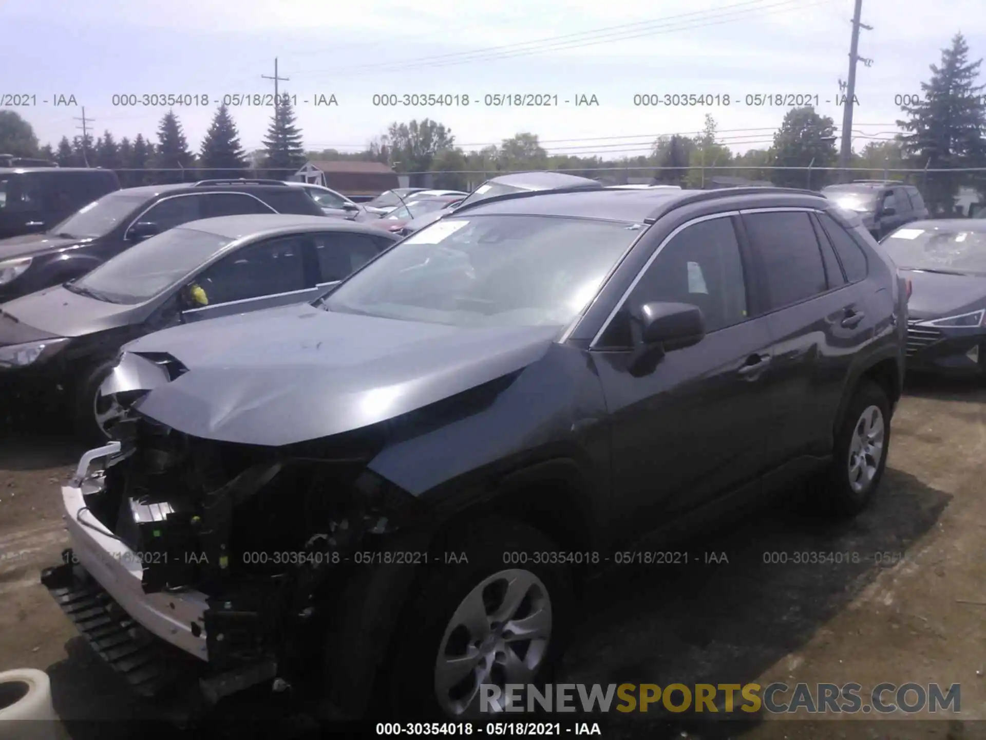 2 Photograph of a damaged car 2T3F1RFV1LC097662 TOYOTA RAV4 2020