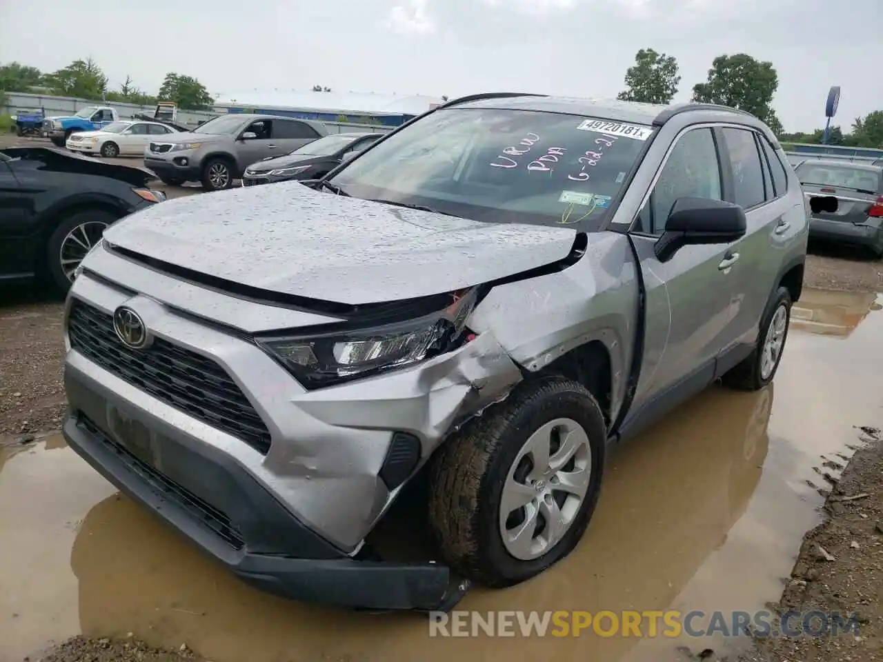 2 Photograph of a damaged car 2T3F1RFV1LC099539 TOYOTA RAV4 2020