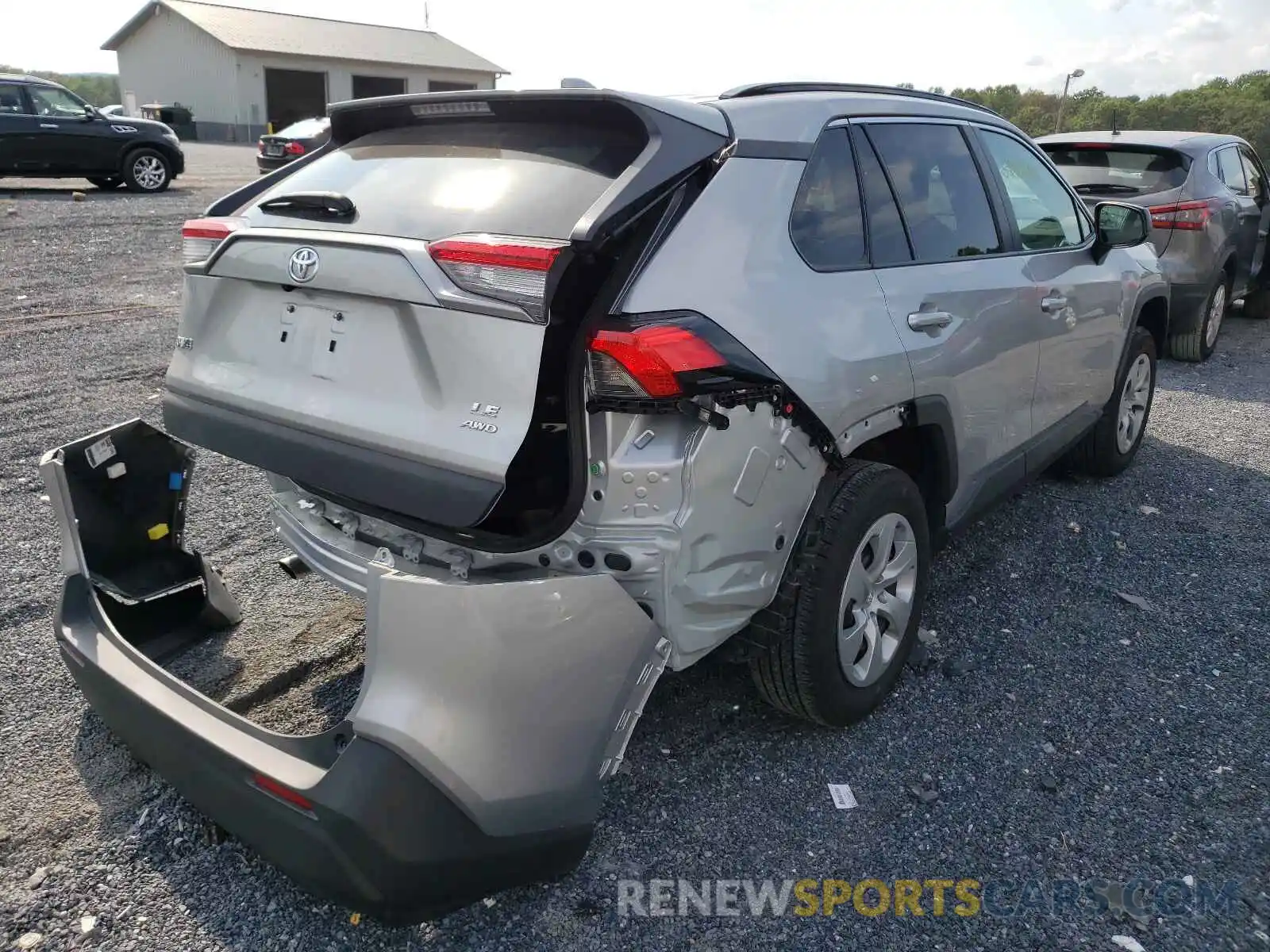 4 Photograph of a damaged car 2T3F1RFV1LC112340 TOYOTA RAV4 2020