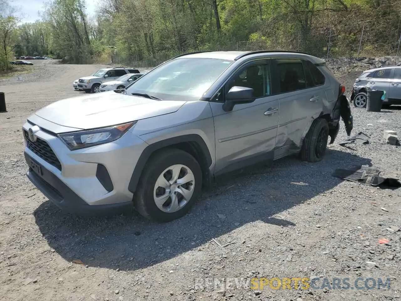 1 Photograph of a damaged car 2T3F1RFV1LC121247 TOYOTA RAV4 2020