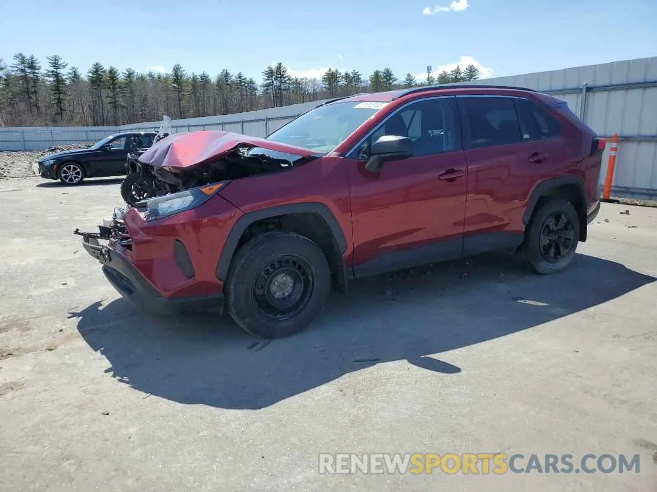 1 Photograph of a damaged car 2T3F1RFV1LC133110 TOYOTA RAV4 2020