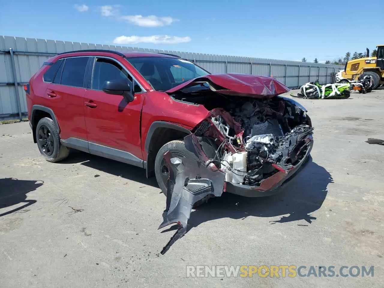 4 Photograph of a damaged car 2T3F1RFV1LC133110 TOYOTA RAV4 2020