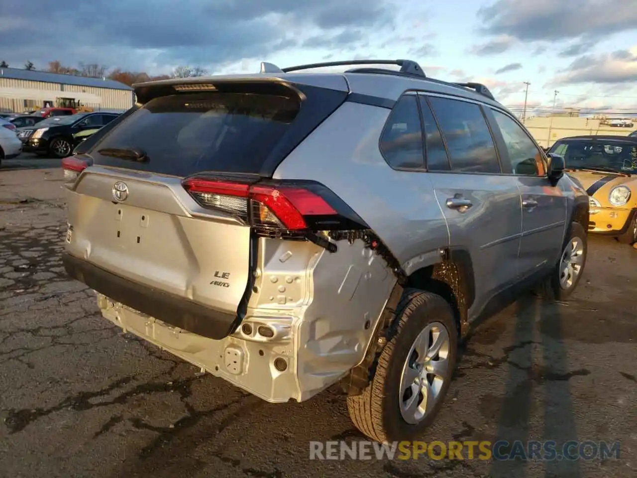 4 Photograph of a damaged car 2T3F1RFV1LW114376 TOYOTA RAV4 2020