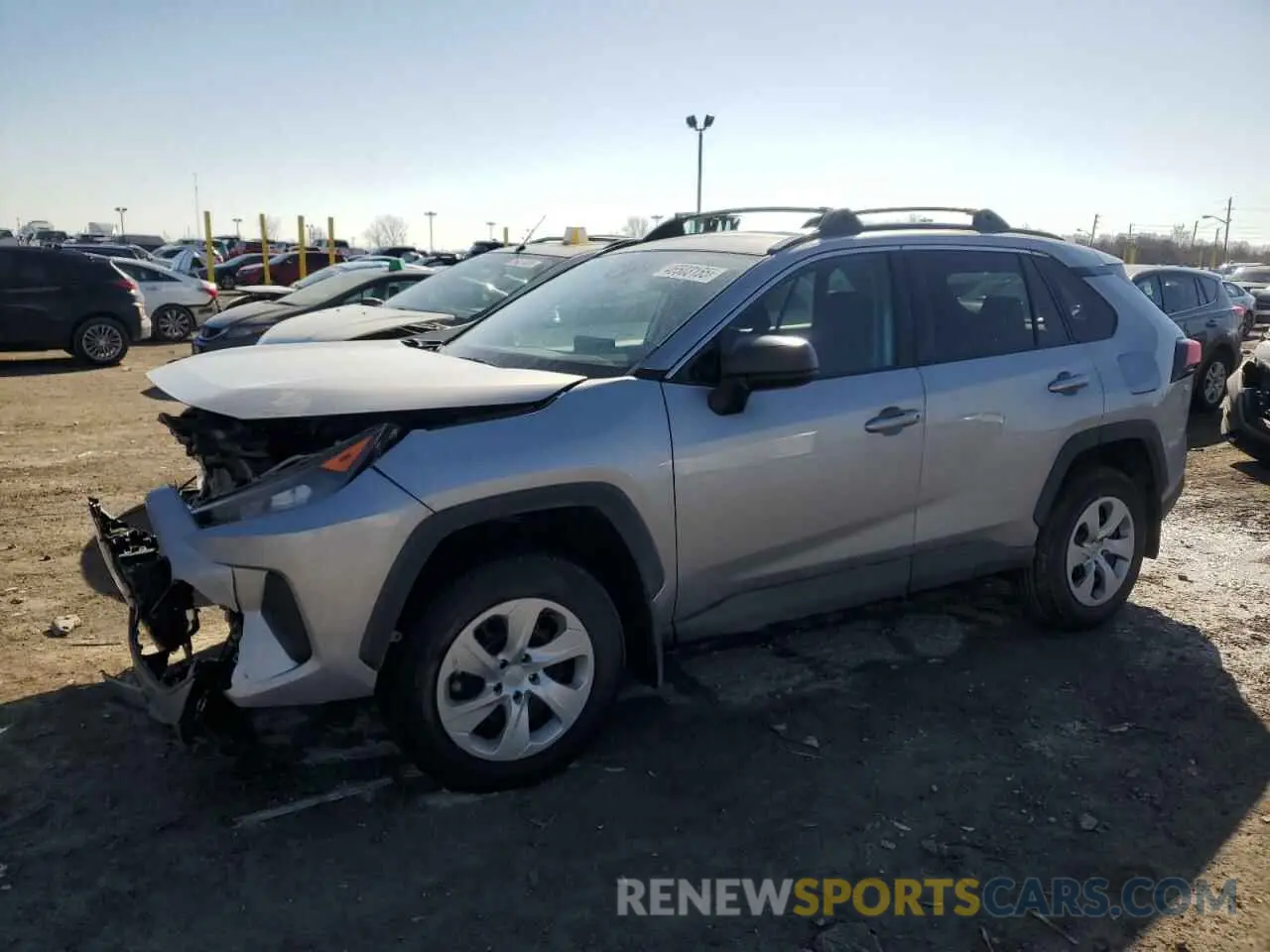 1 Photograph of a damaged car 2T3F1RFV1LW115284 TOYOTA RAV4 2020