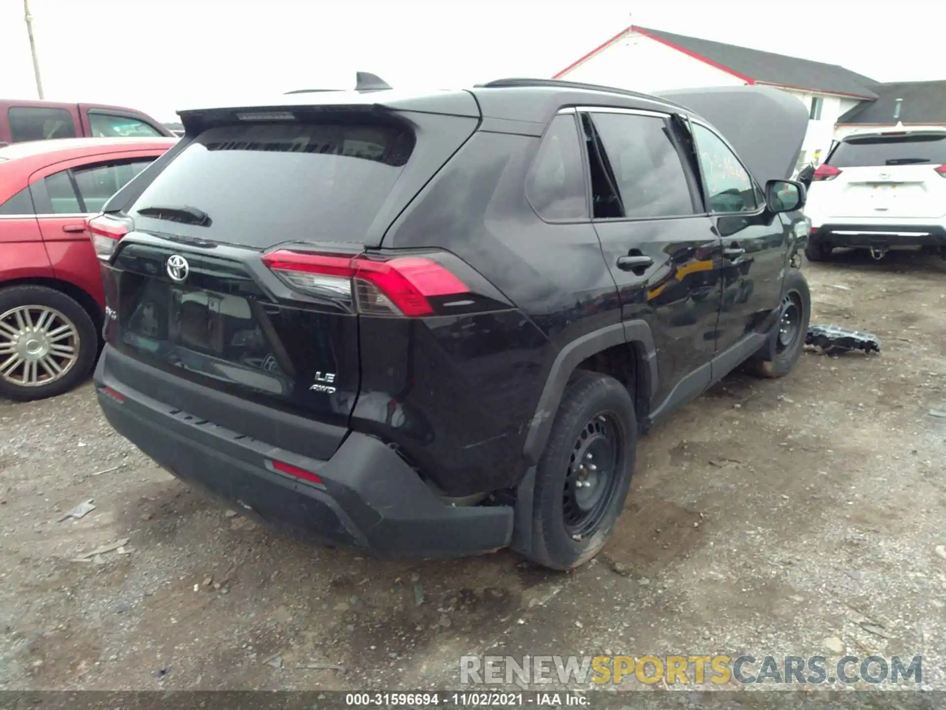 4 Photograph of a damaged car 2T3F1RFV1LW116239 TOYOTA RAV4 2020