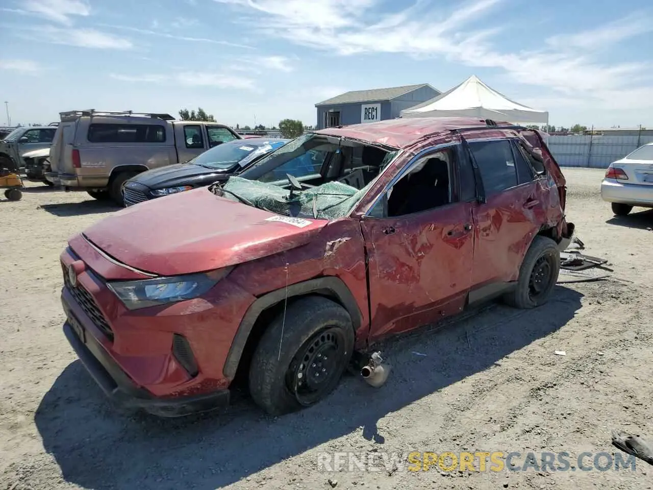 1 Photograph of a damaged car 2T3F1RFV1LW123398 TOYOTA RAV4 2020
